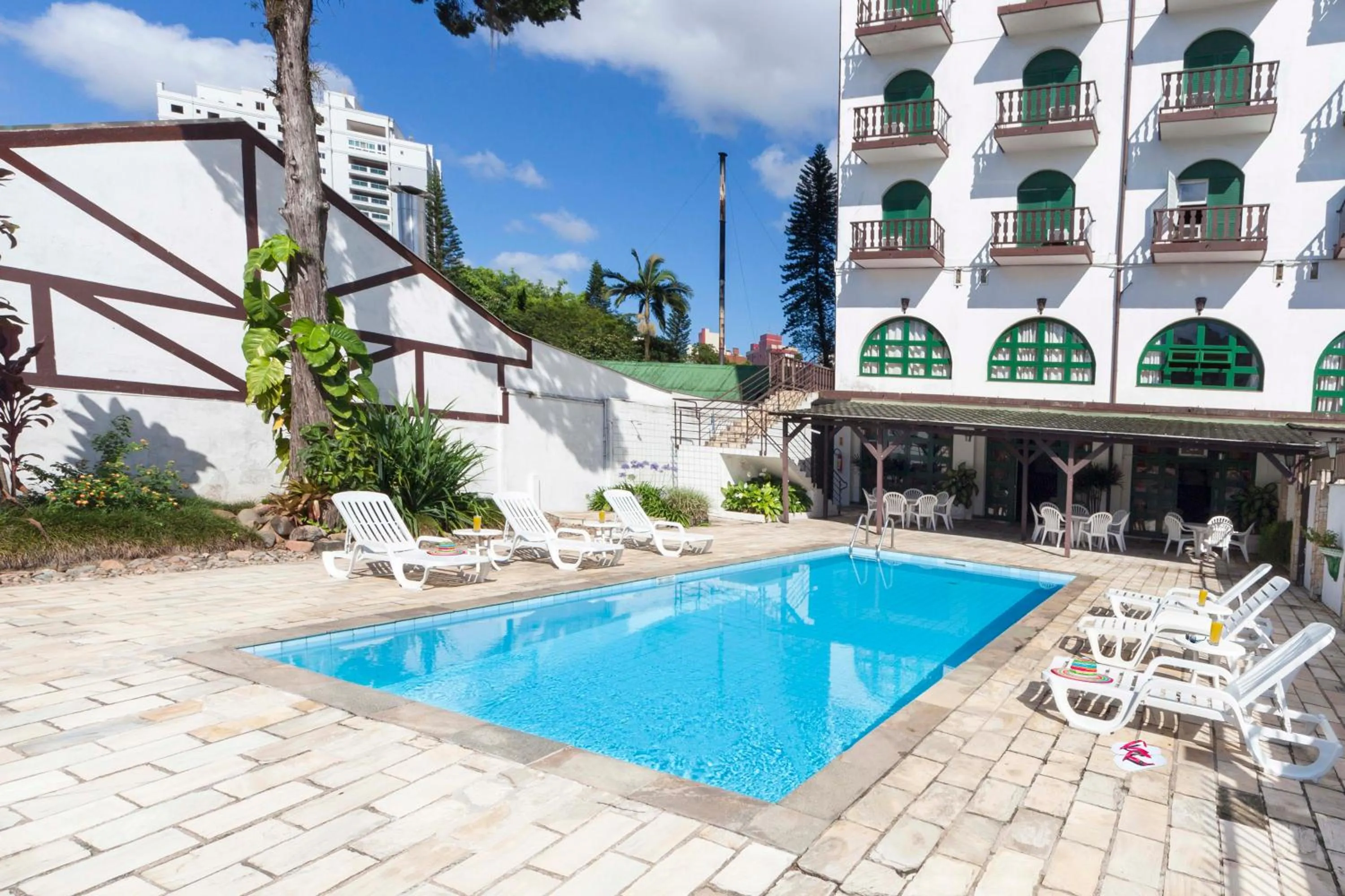 Swimming pool in Hotel Tannenhof