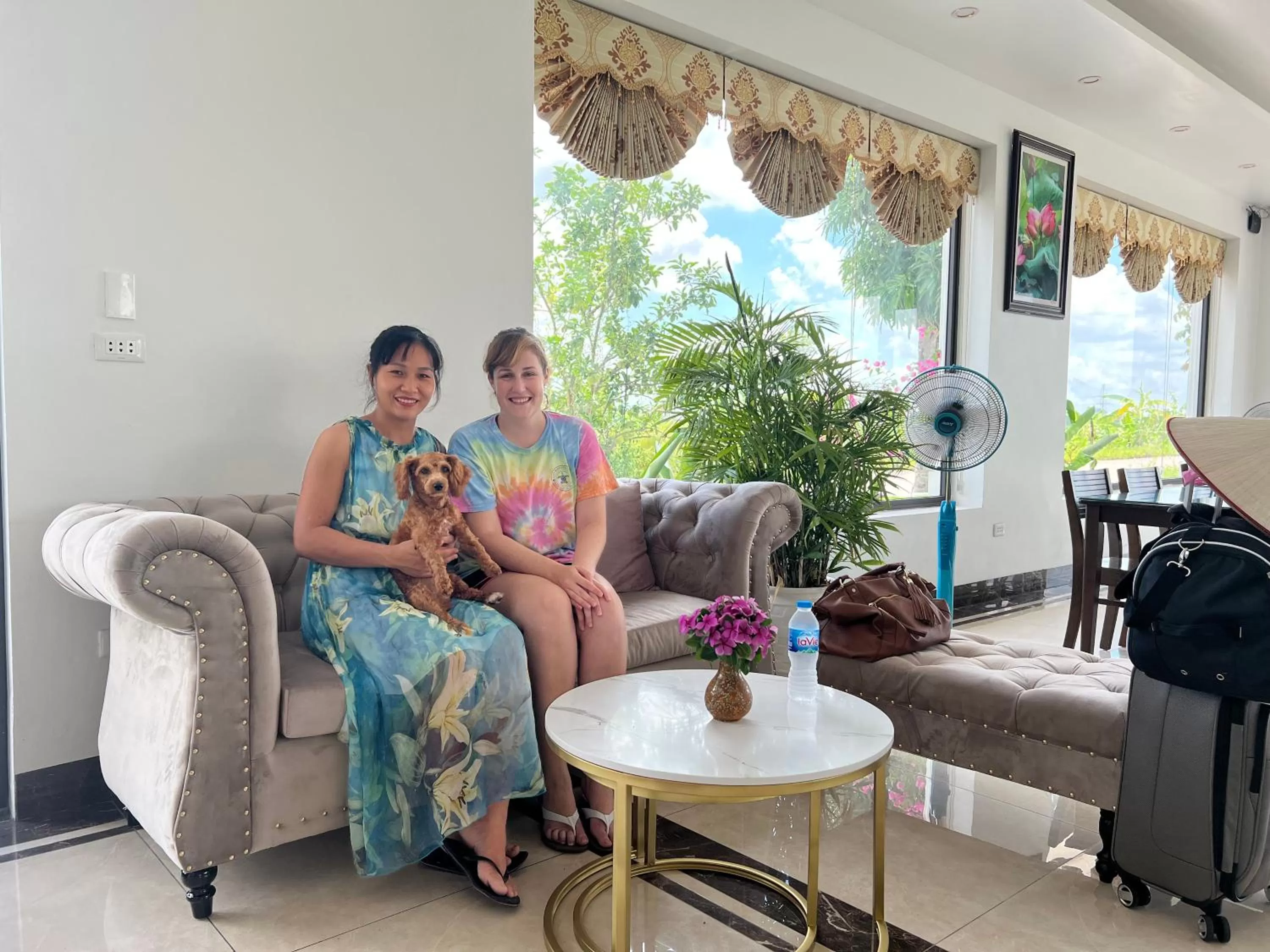 Living room in Lotus Hotel Ninh Bình