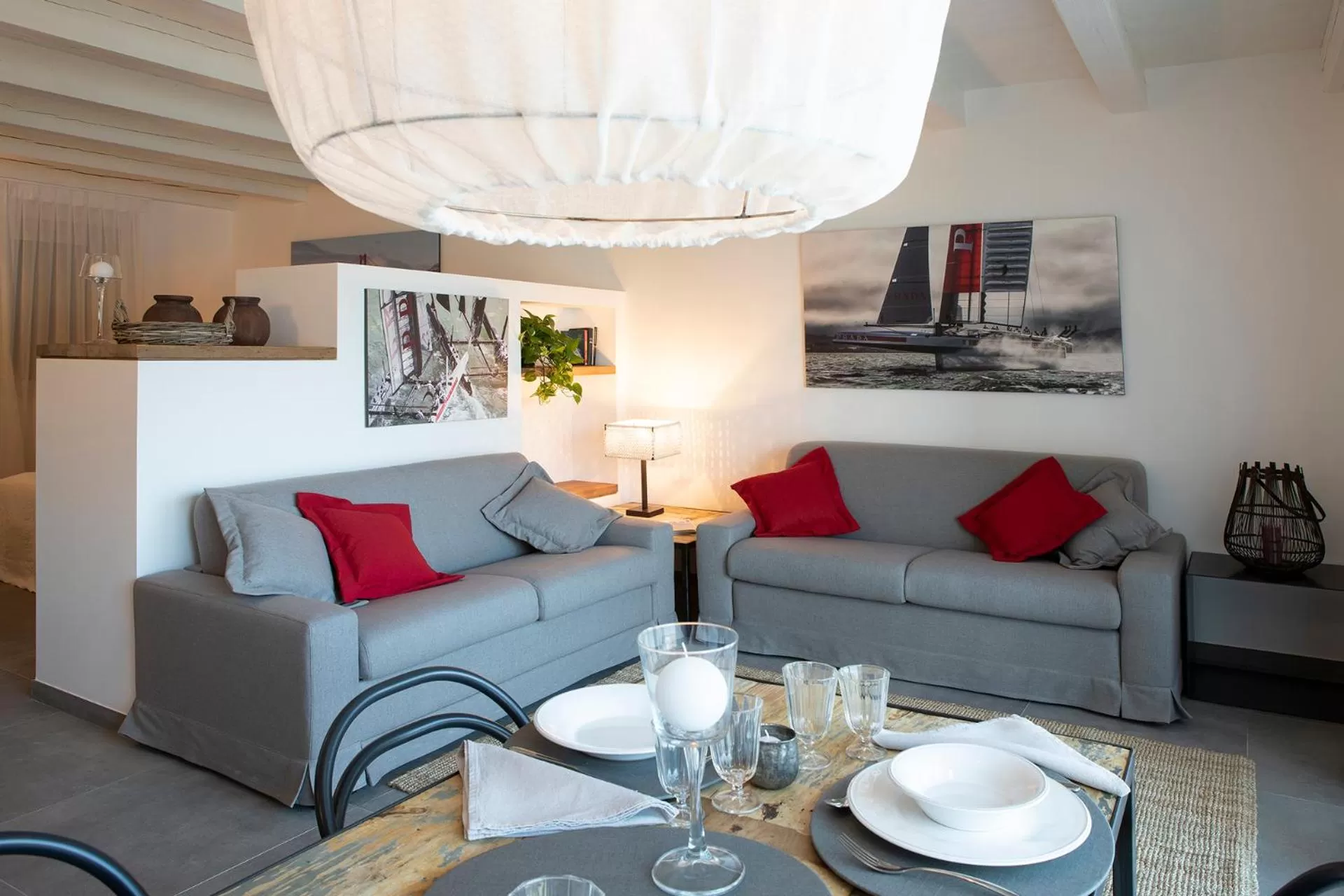 Living room in Sunset Residence