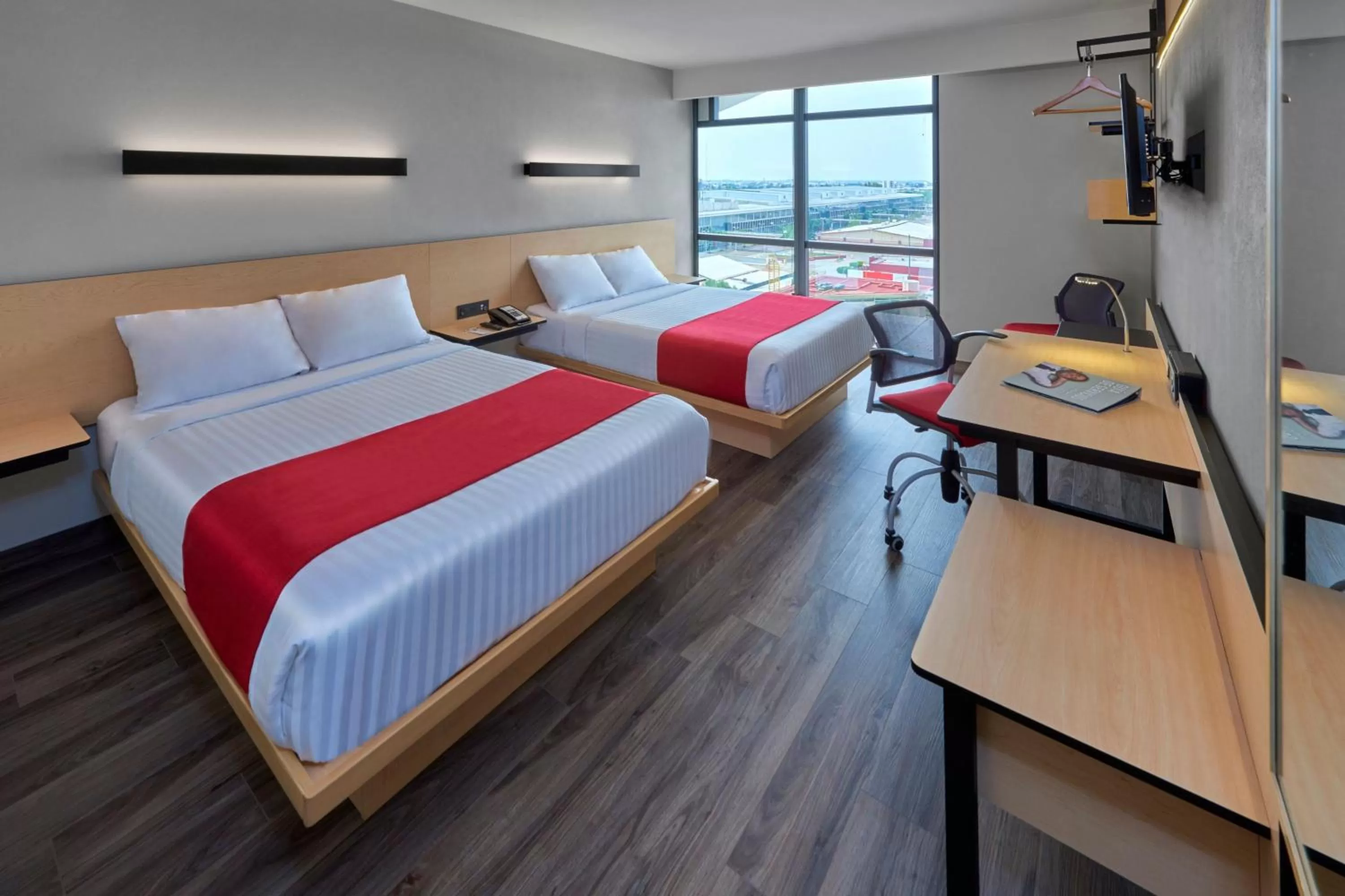 Bedroom, Bed in City Express Plus by Marriott Leon Centro de Convenciones
