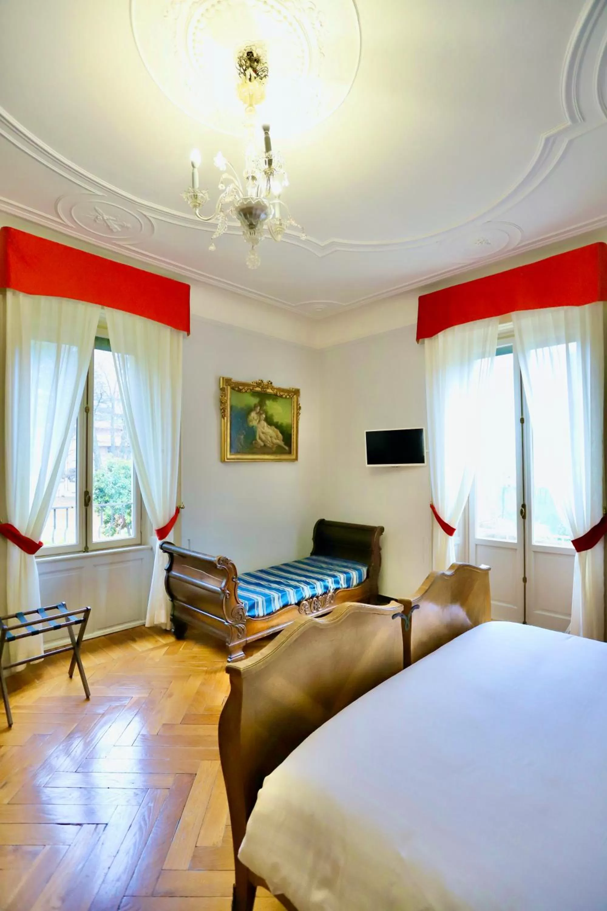 Bedroom, Bed in La Villa del Lago