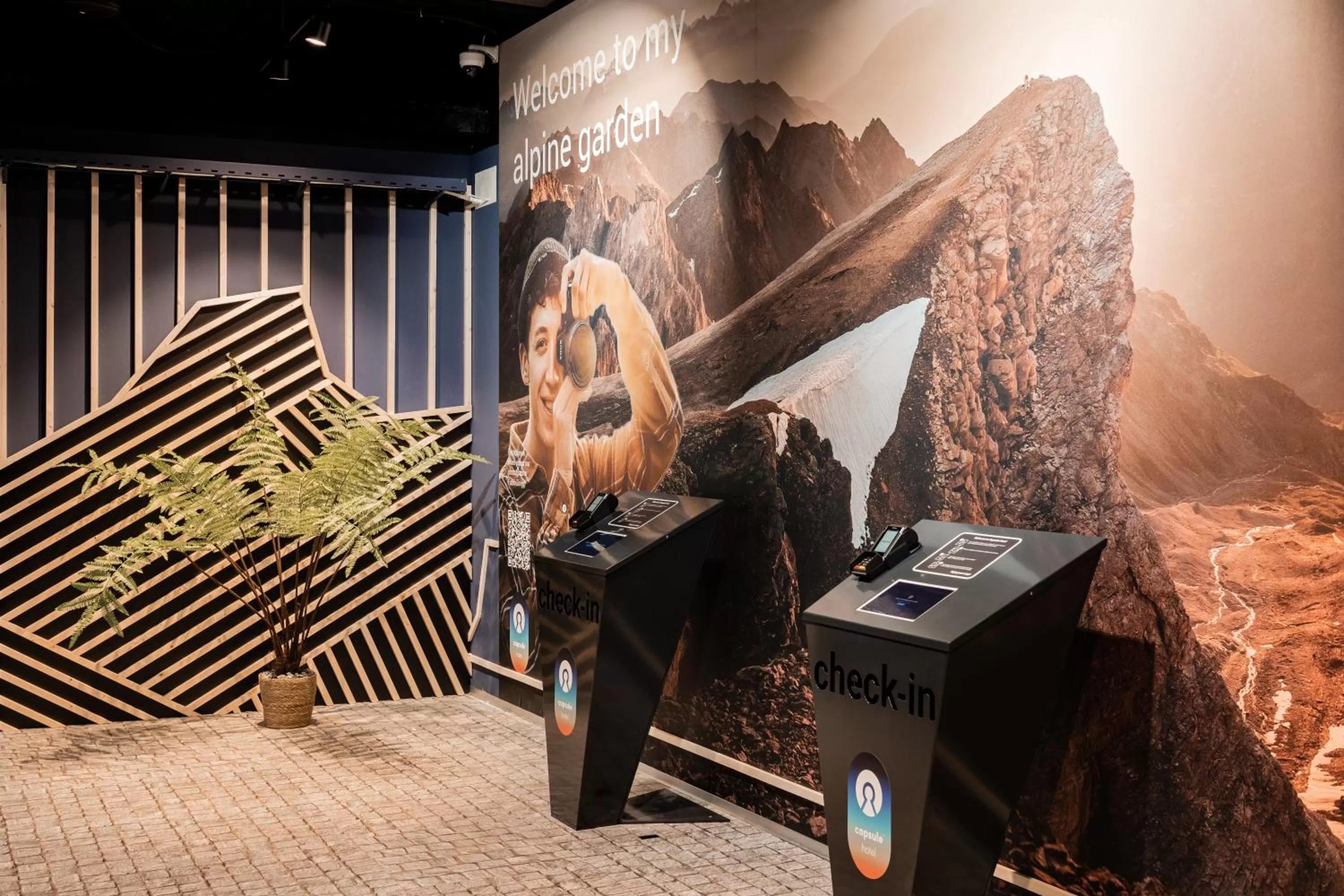 Lobby or reception in Capsule Hotel - Zurich Airport