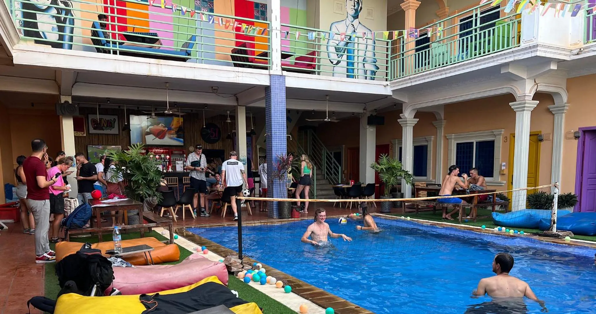 Swimming pool in The Funky Village