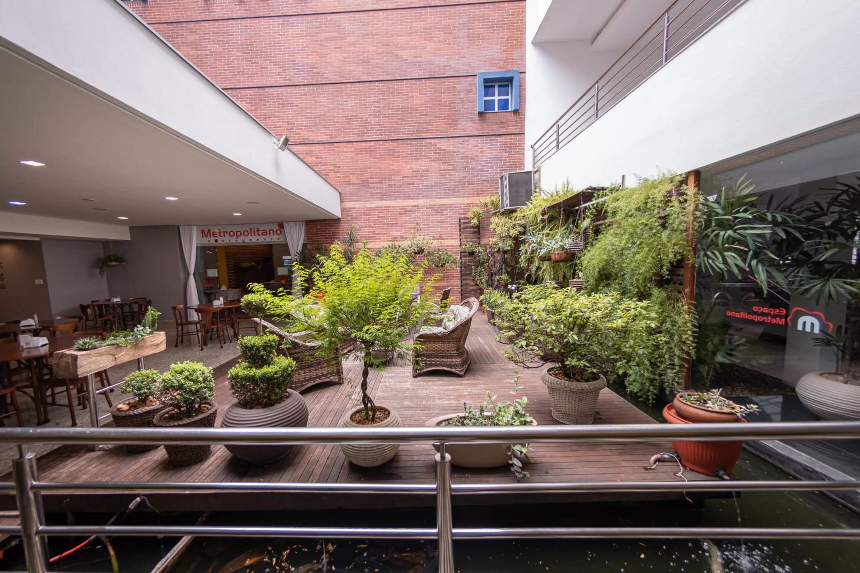 Patio in Hotel Metropolitano