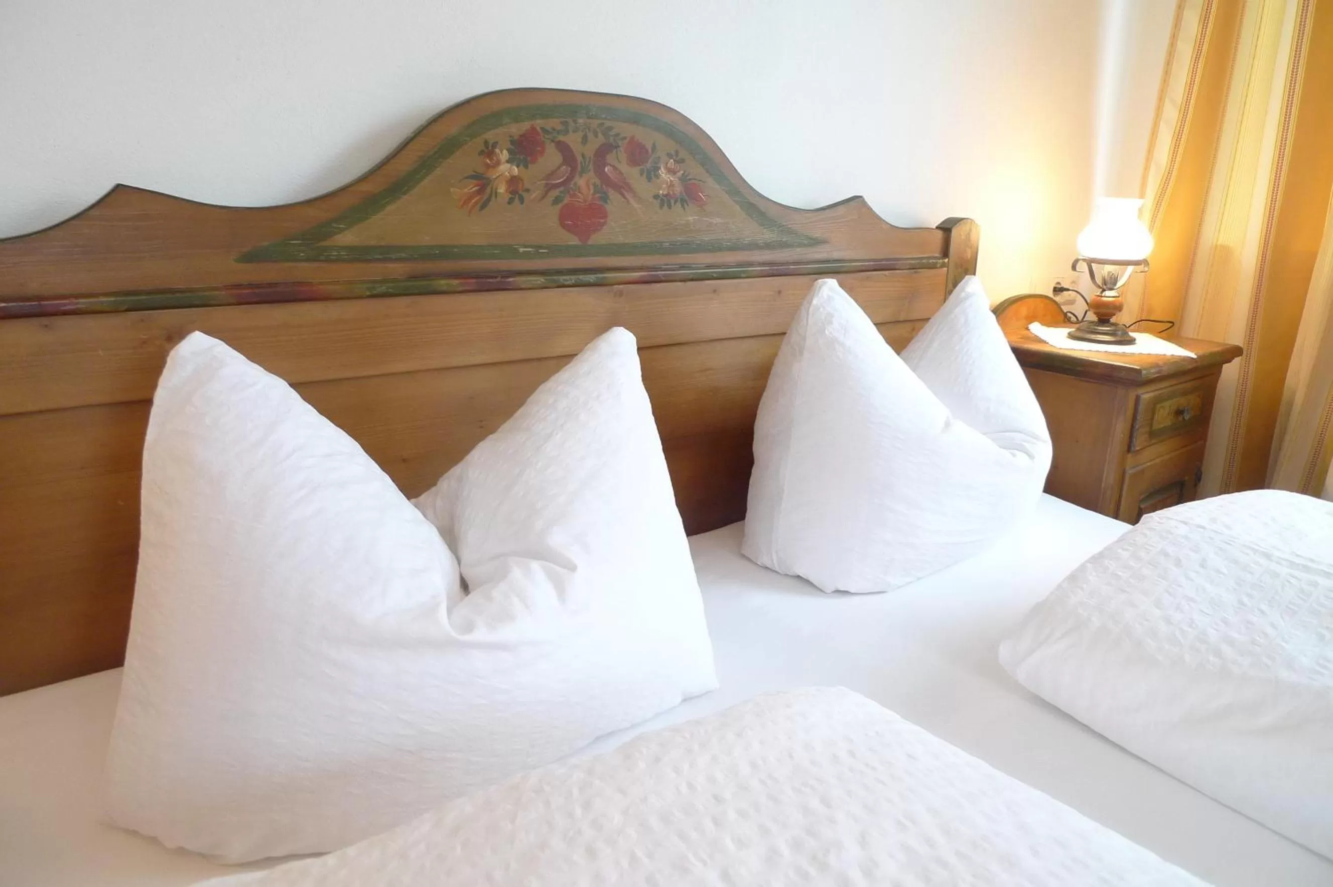 Decorative detail, Bed in Pension Marillenhof