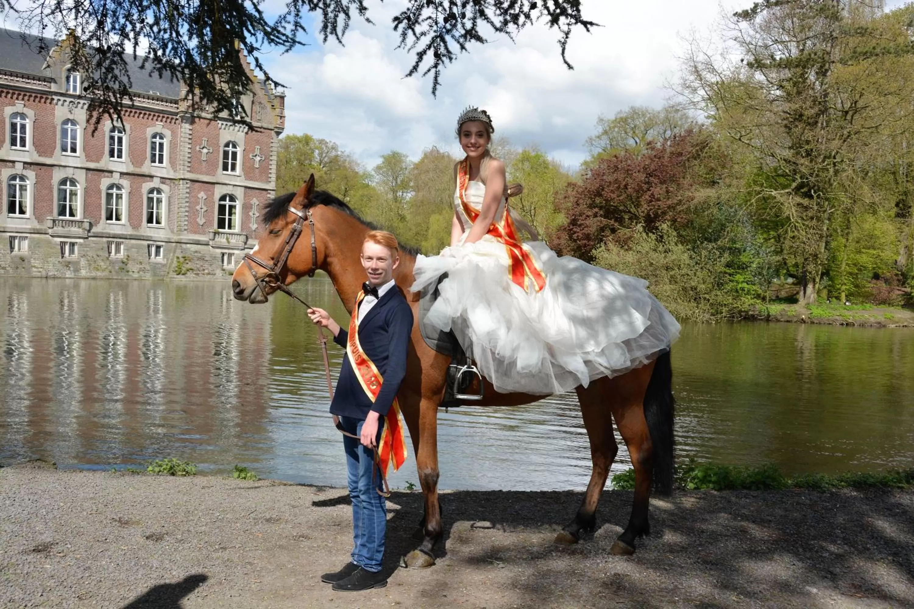 Horse-riding in Haras des Chartreux
