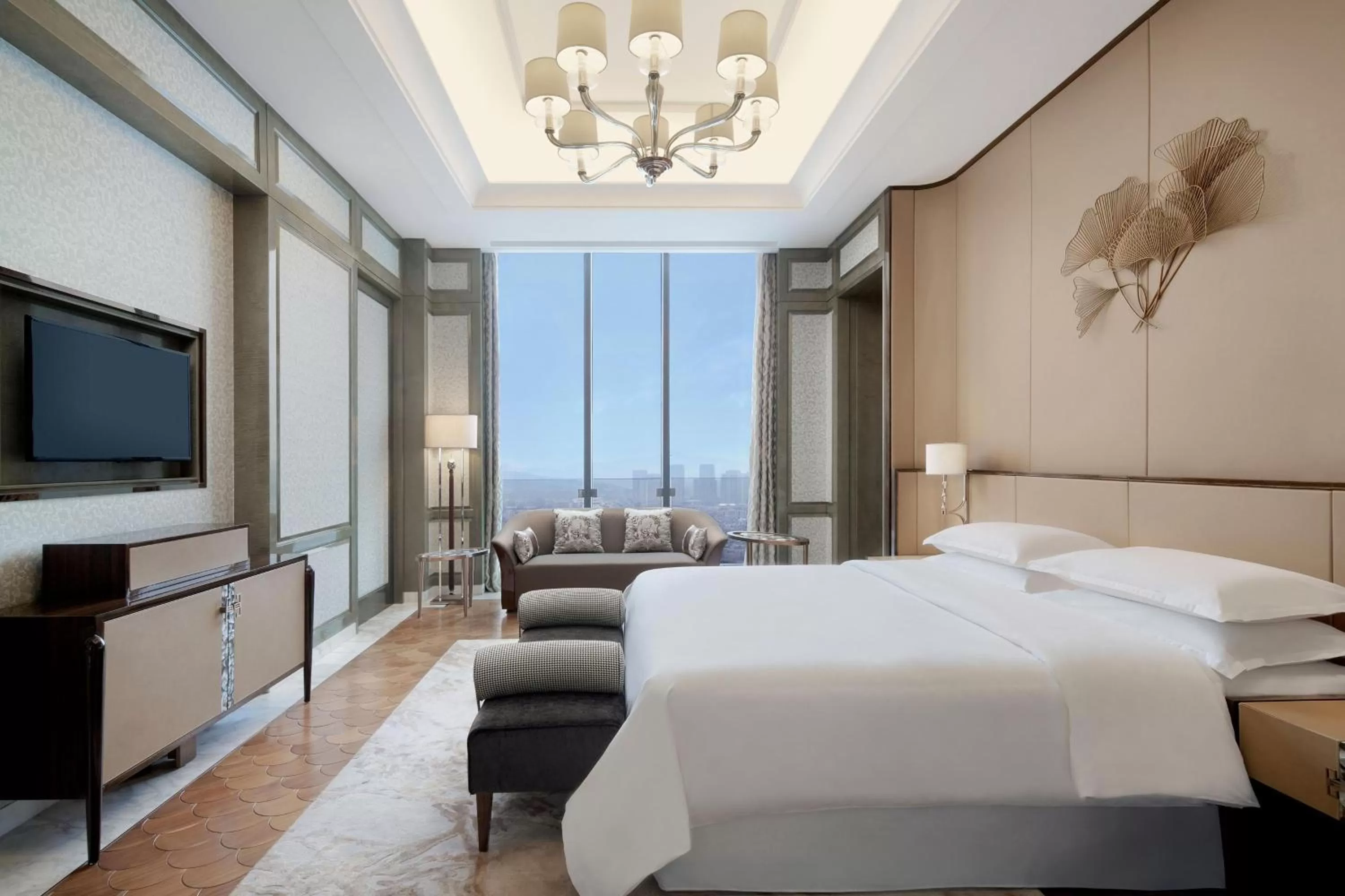 Bedroom, Bed in Sheraton Qingdao Licang Hotel