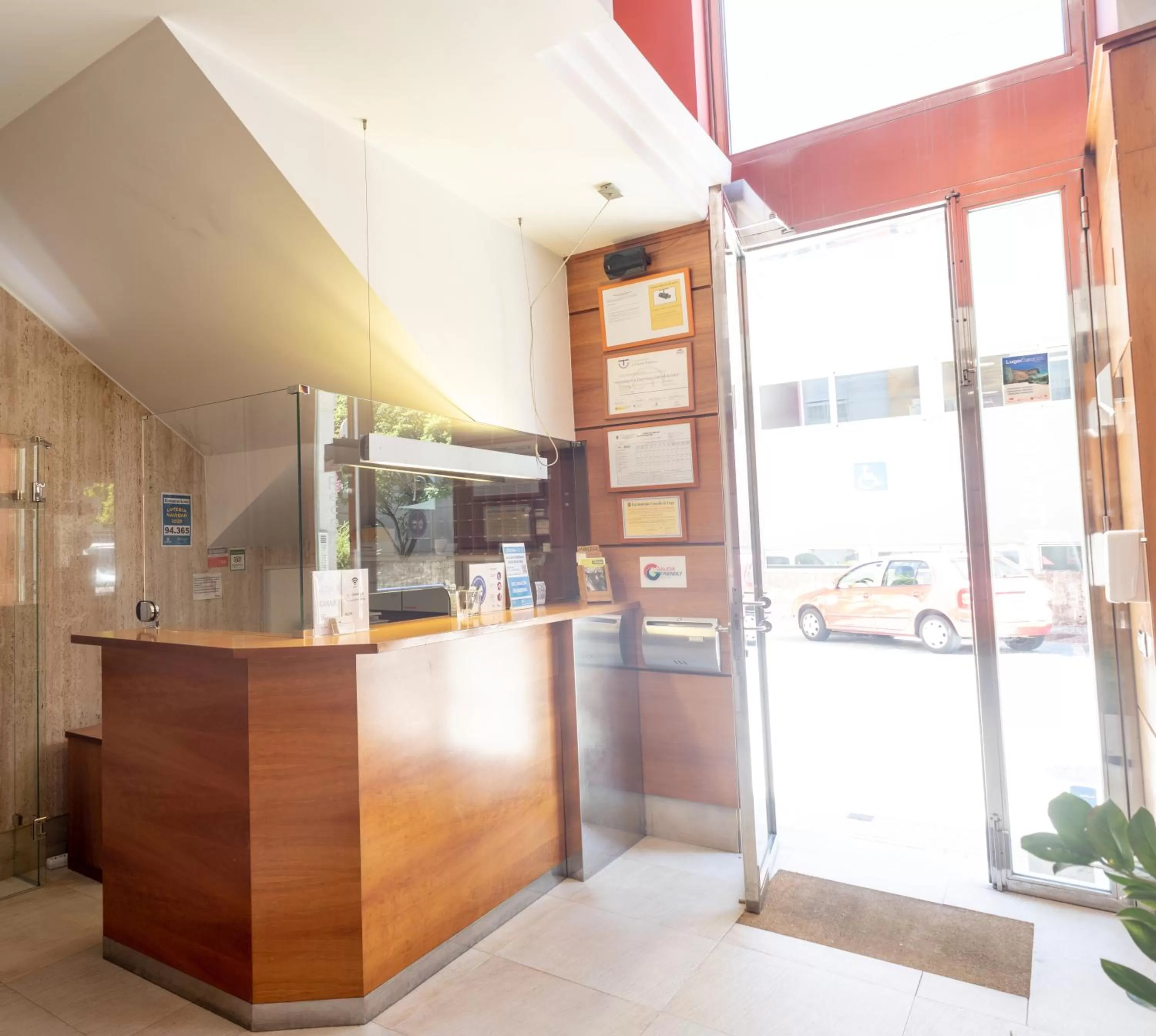 Lobby or reception in Hotel Apartamentos Ciudad de Lugo