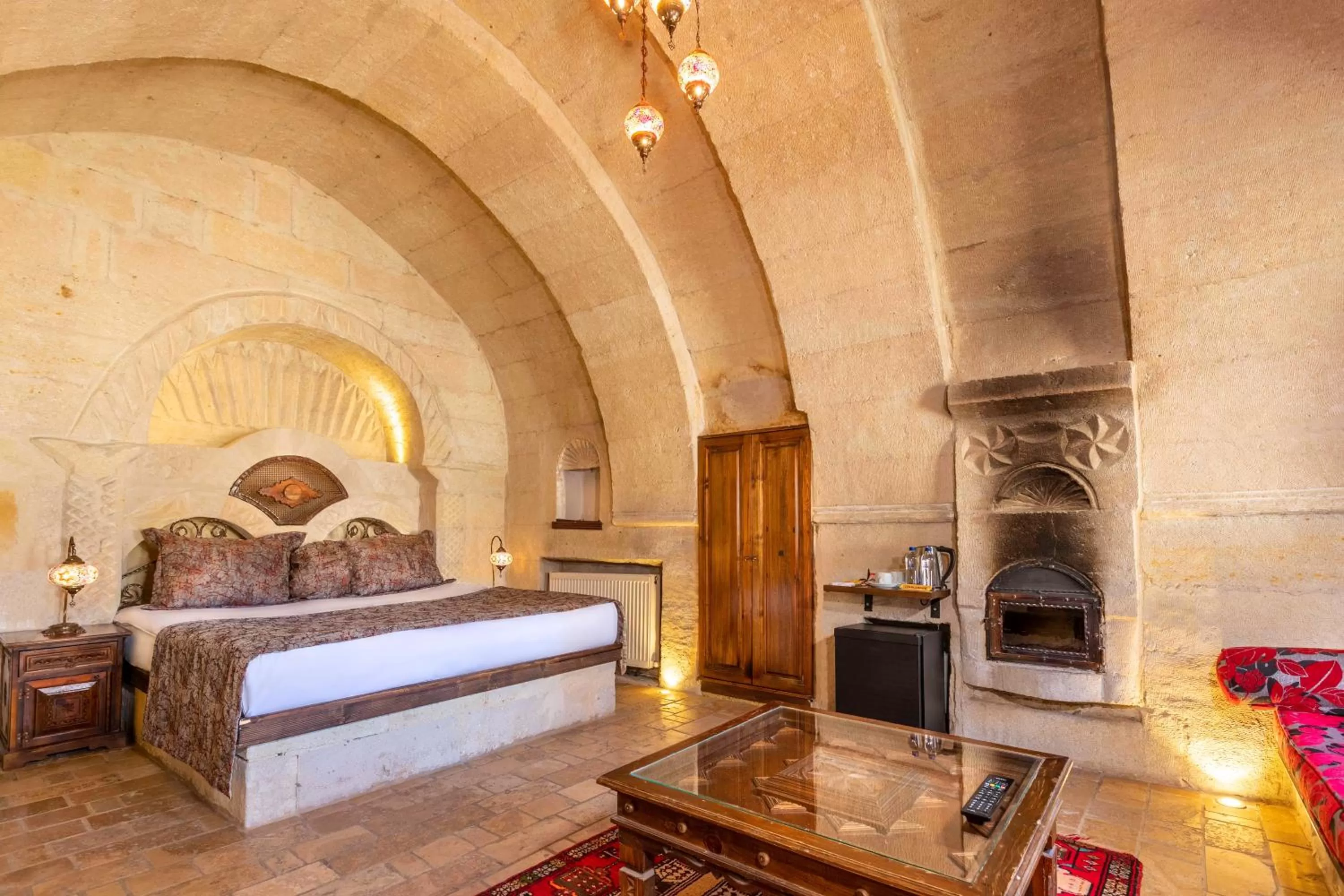 Bed in Adora Cave Suites -