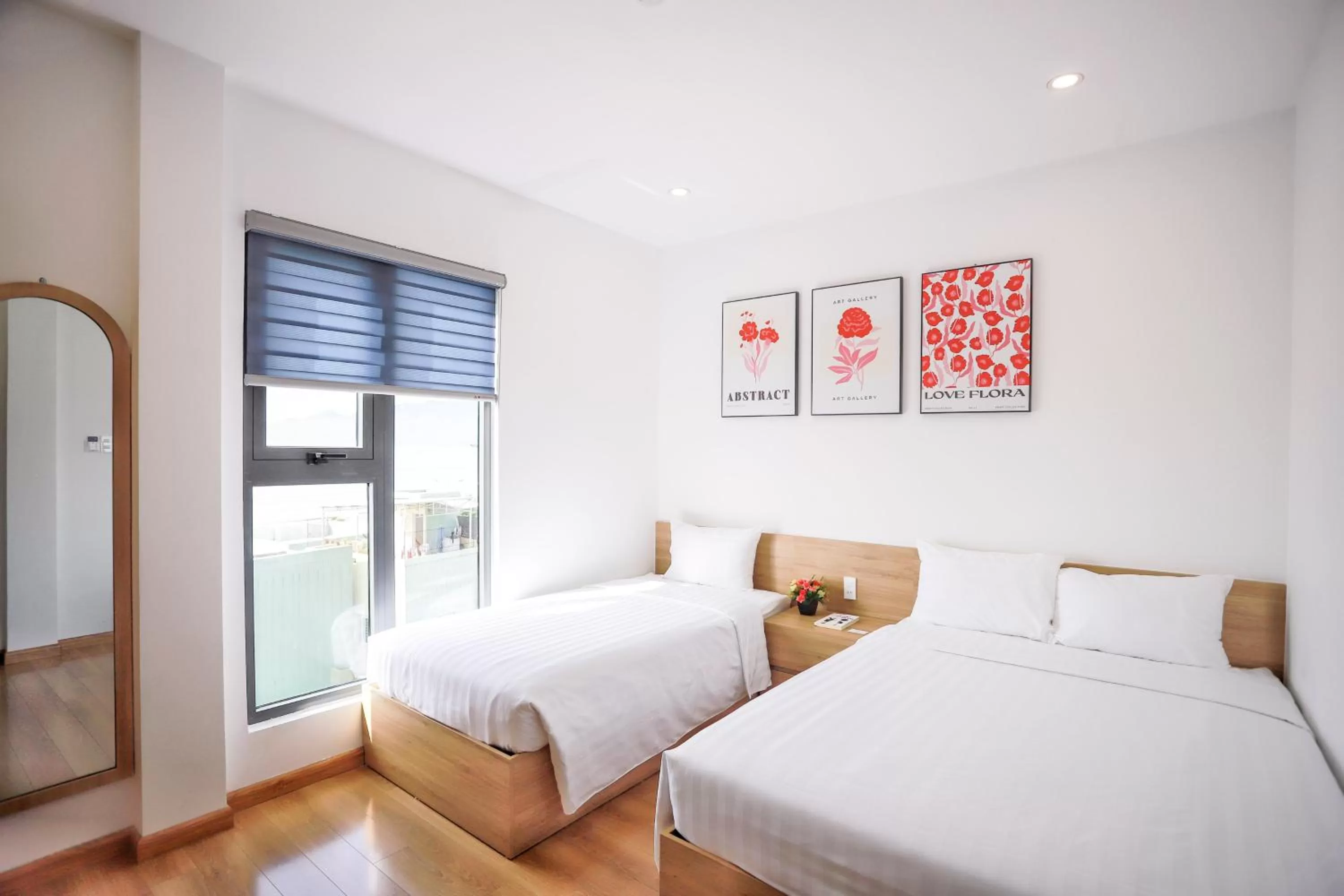 Bed in HAKU Boutique Hotel Quy Nhơn Kim Đồng - Xuân Diệu