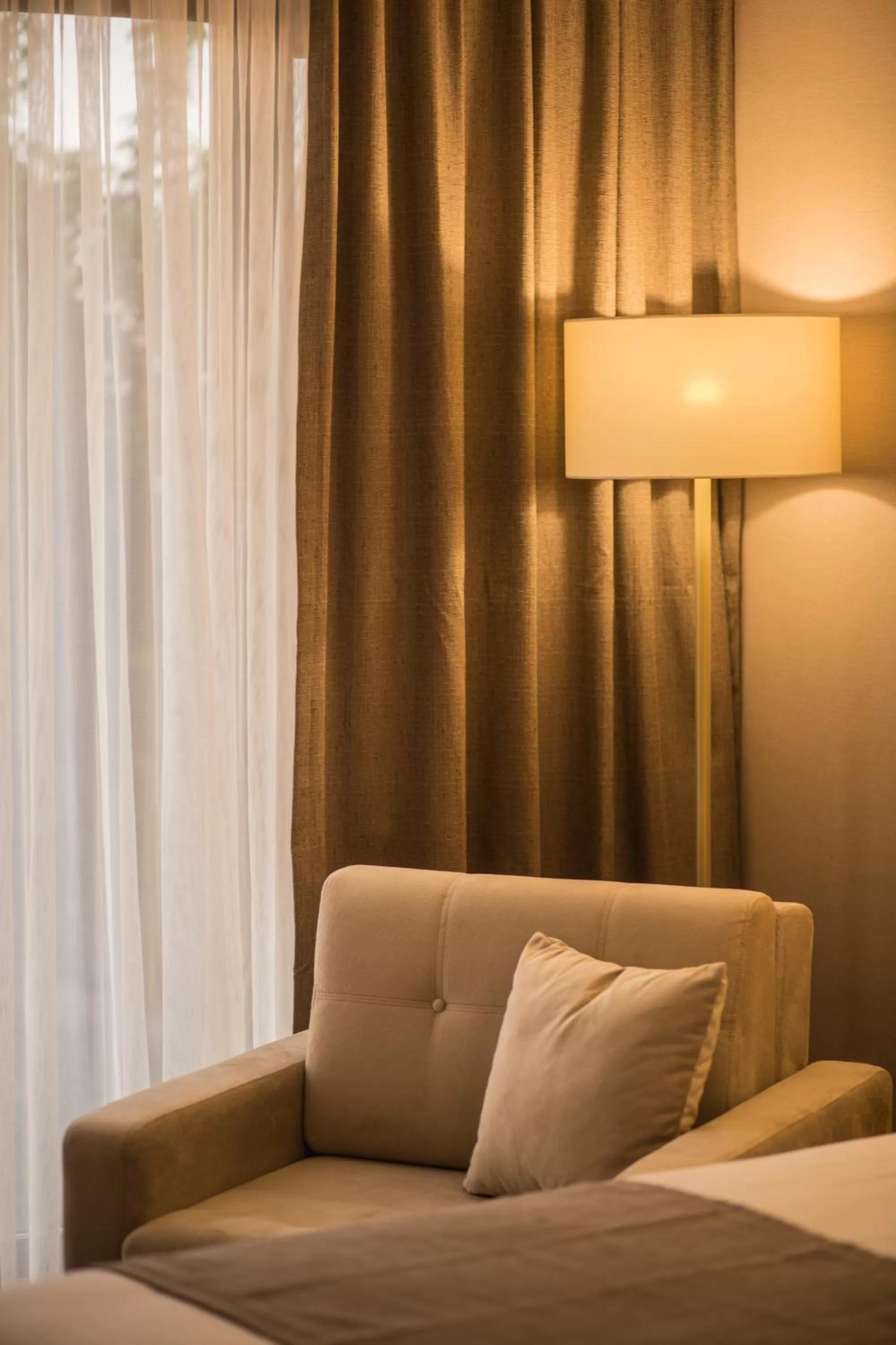 Decorative detail, Bed in Blue Sea Hotel