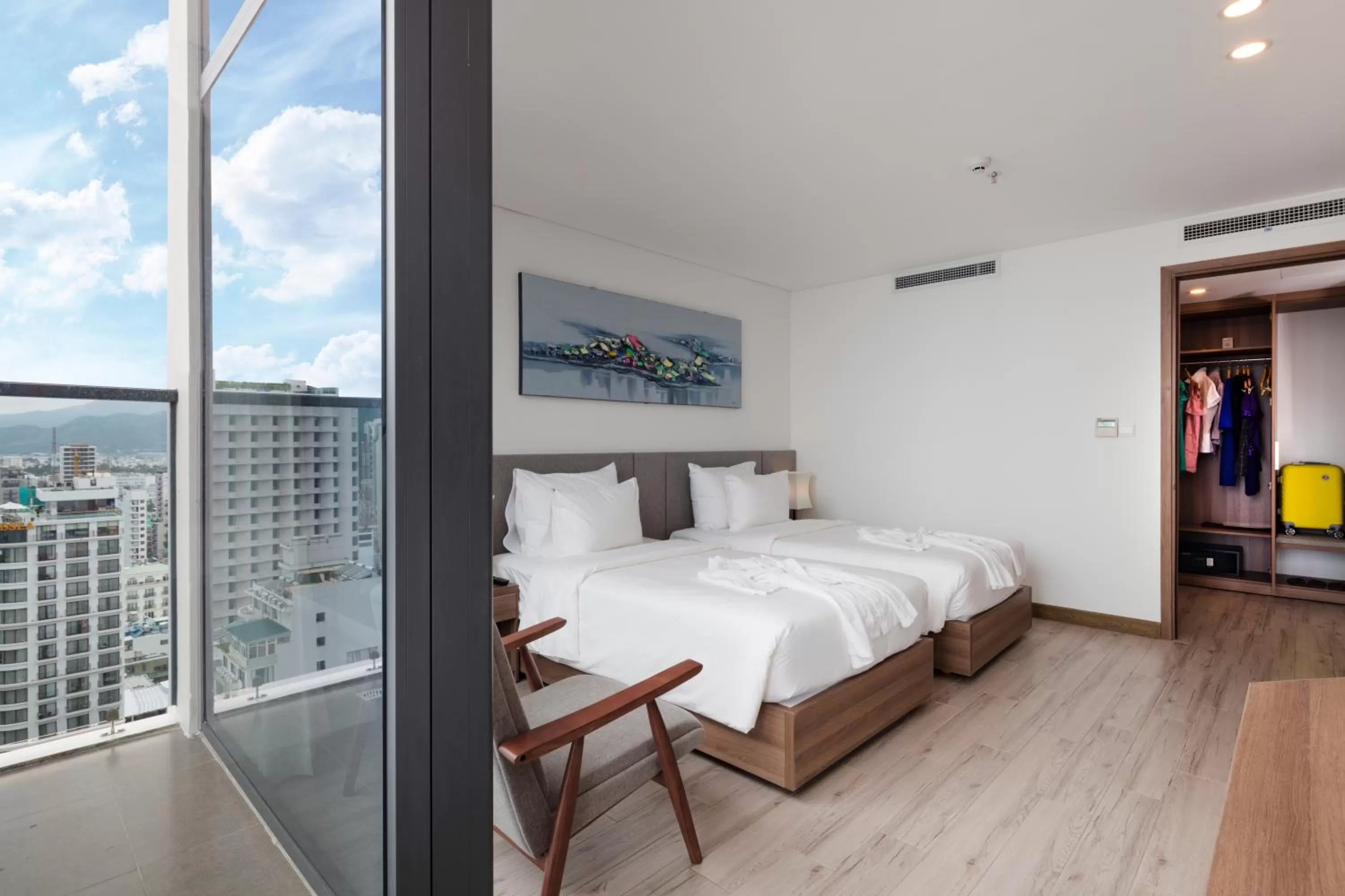 View (from property/room), Bed in Gosia Hotel