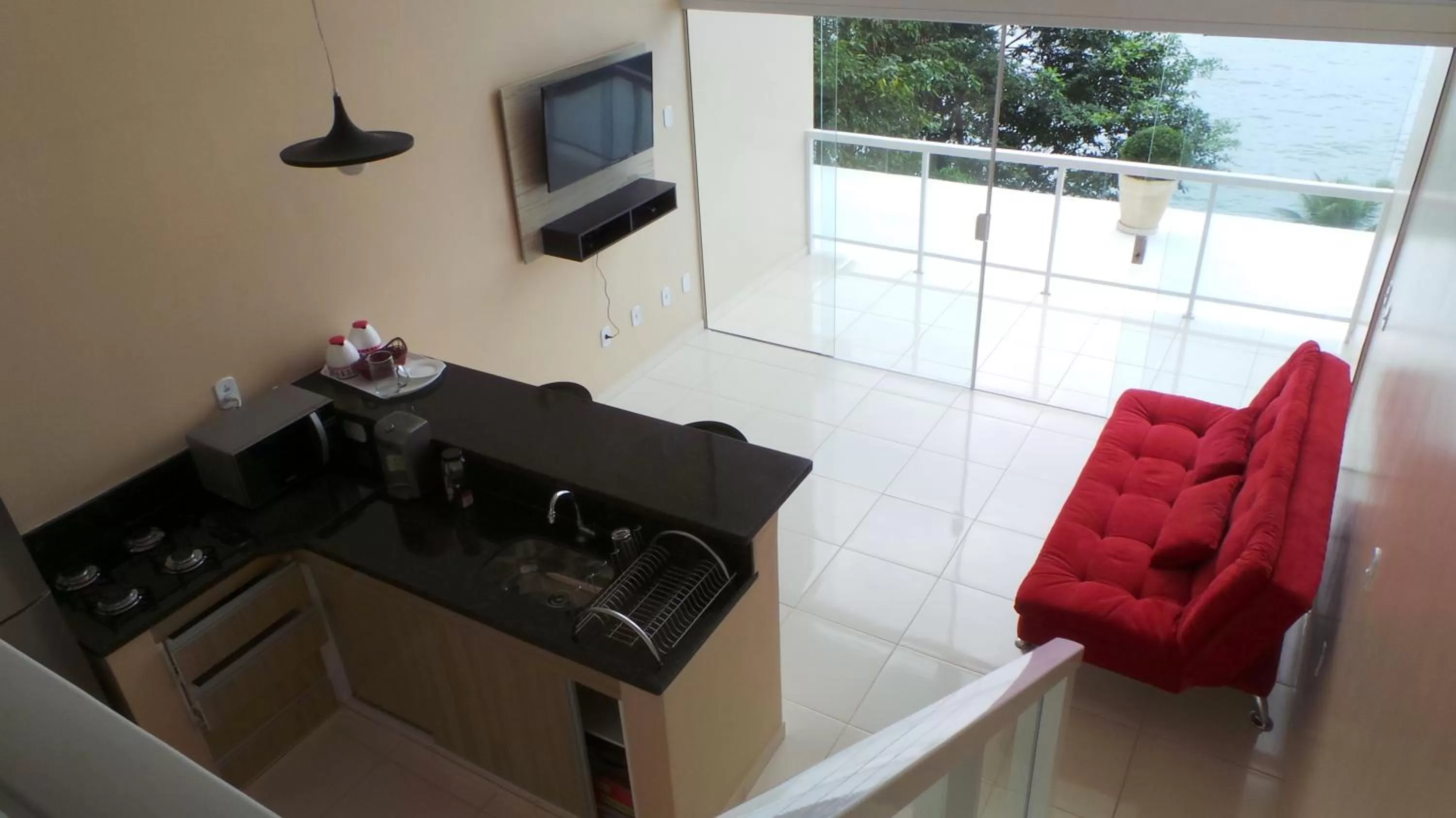 Living room in Ocean Green Flats