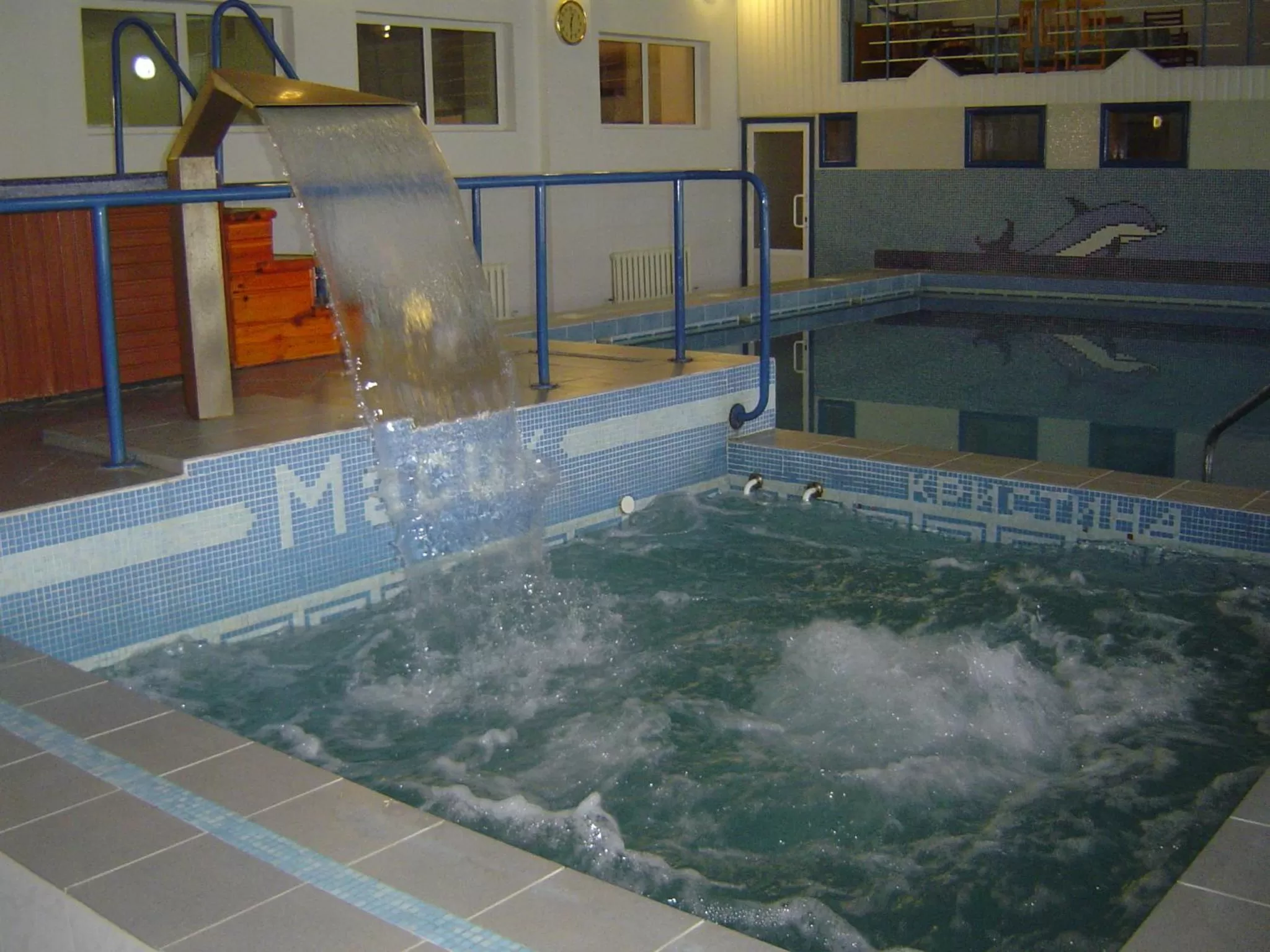 Swimming pool in Zhibek Zholy Hotel