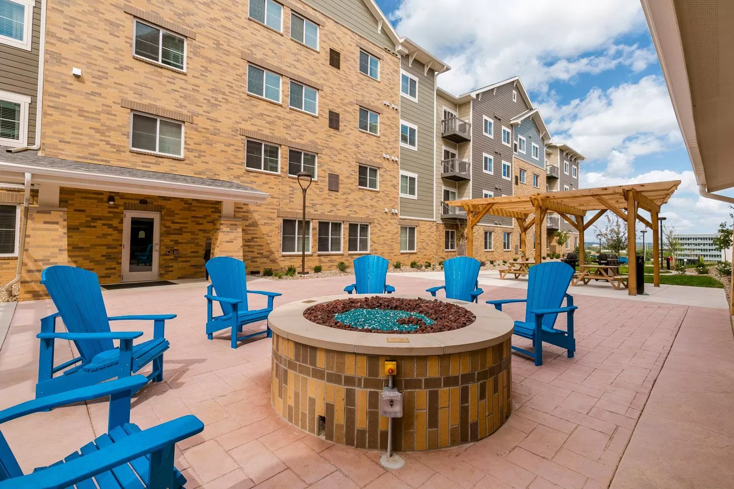 Patio in WaterWalk Extended Stay by Wyndham Kansas City - Overland Pk