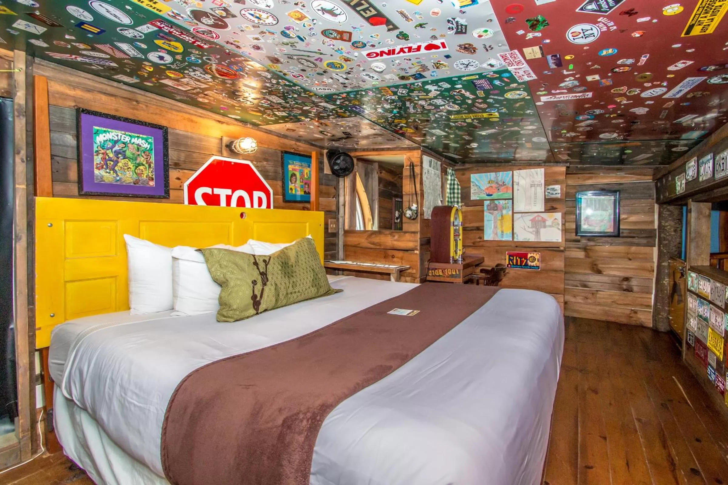 Bed in Adventure Suites