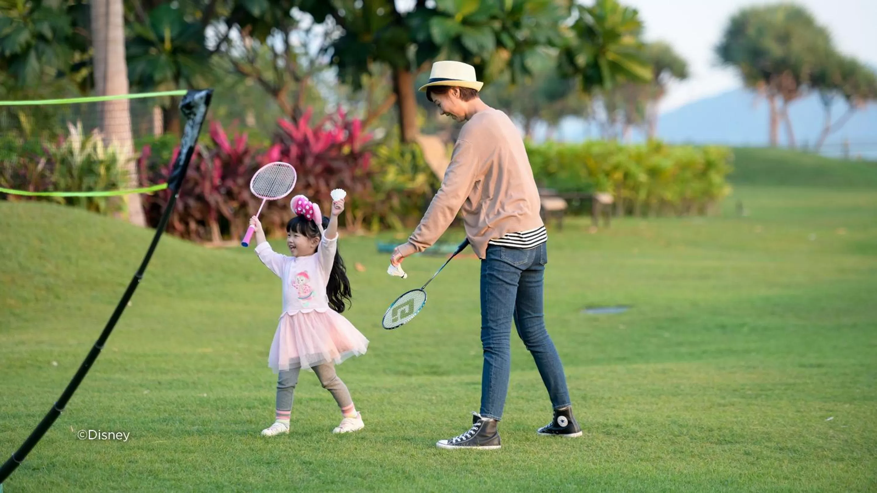 Garden in Hong Kong Disneyland Hotel