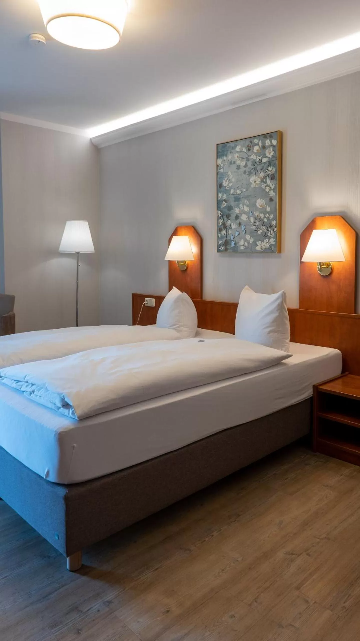 Bed in Hotel Am Uenglinger Tor