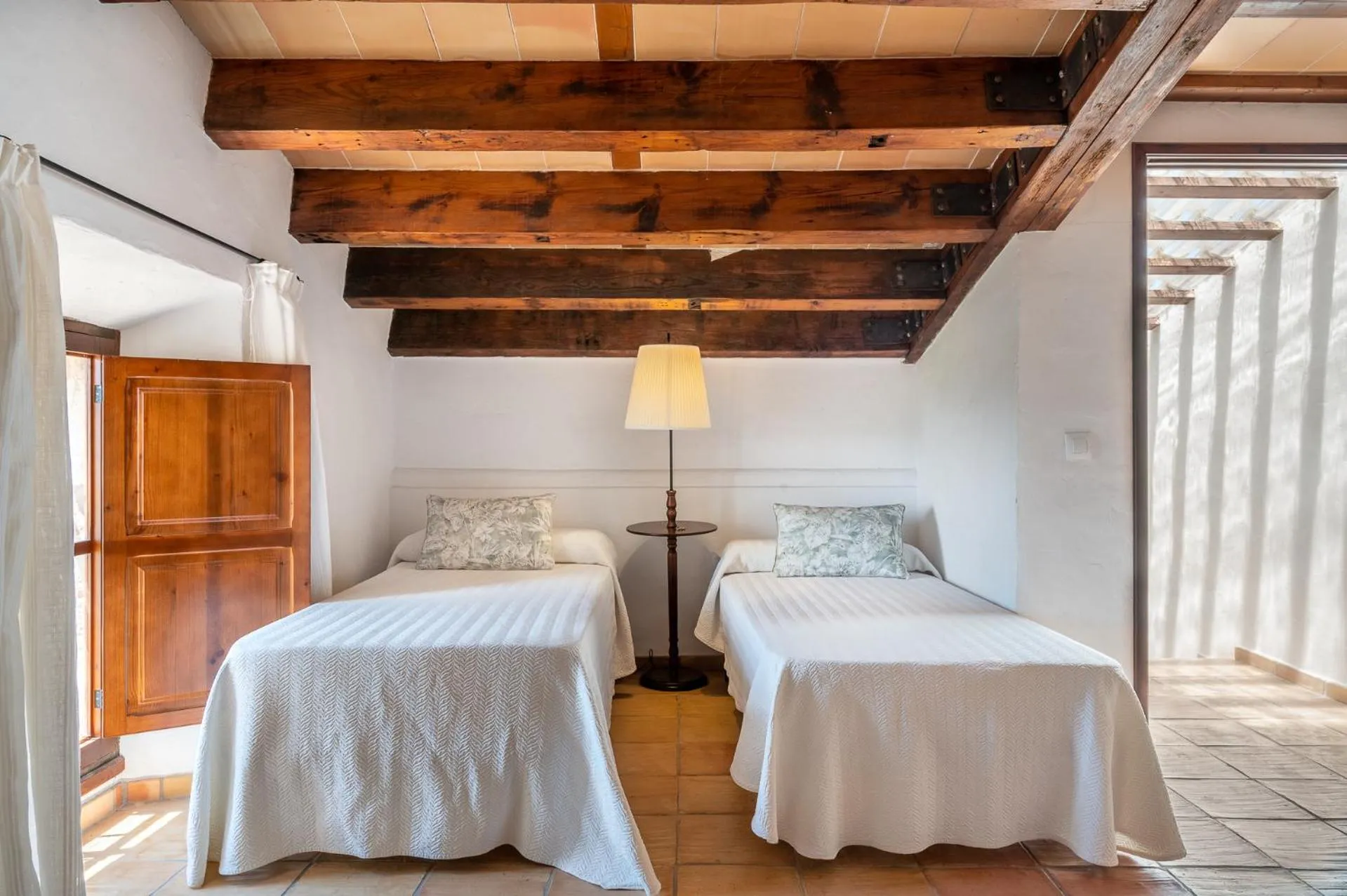 Bed in Agroturismo Son Siurana