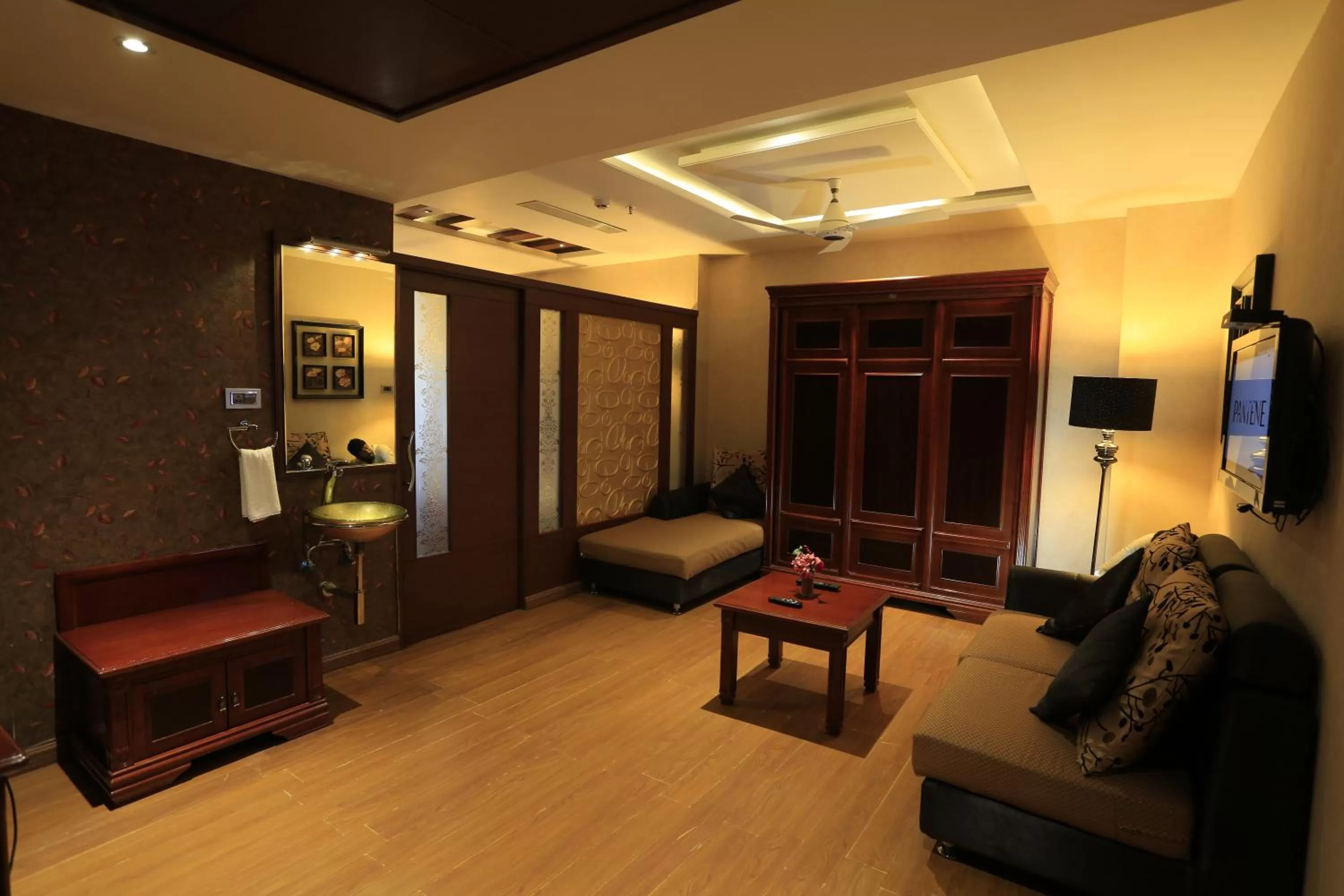 Living room in Hotel AppleTtree