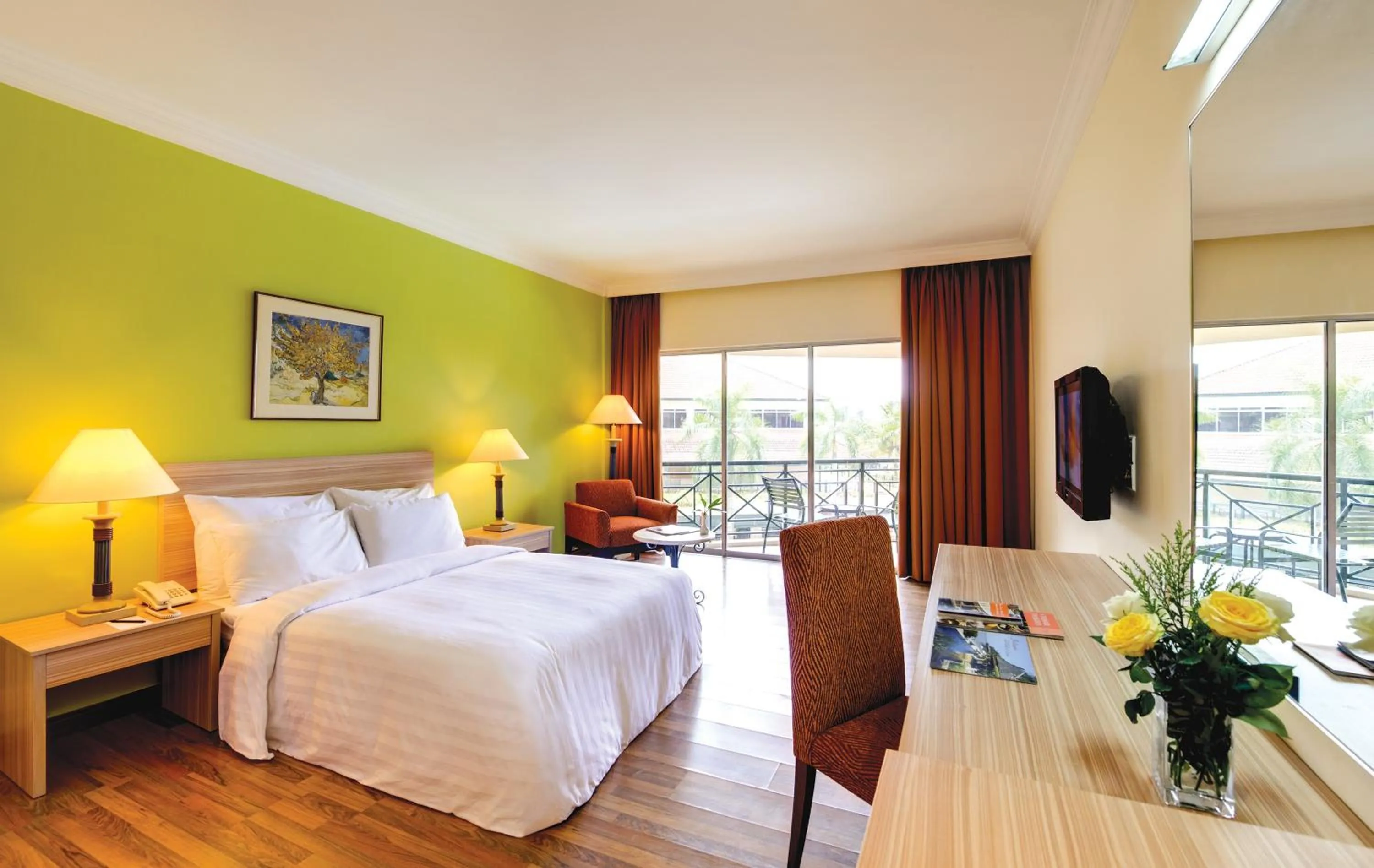 Photo of the whole room, Bed in The Qamar Paka, Terengganu