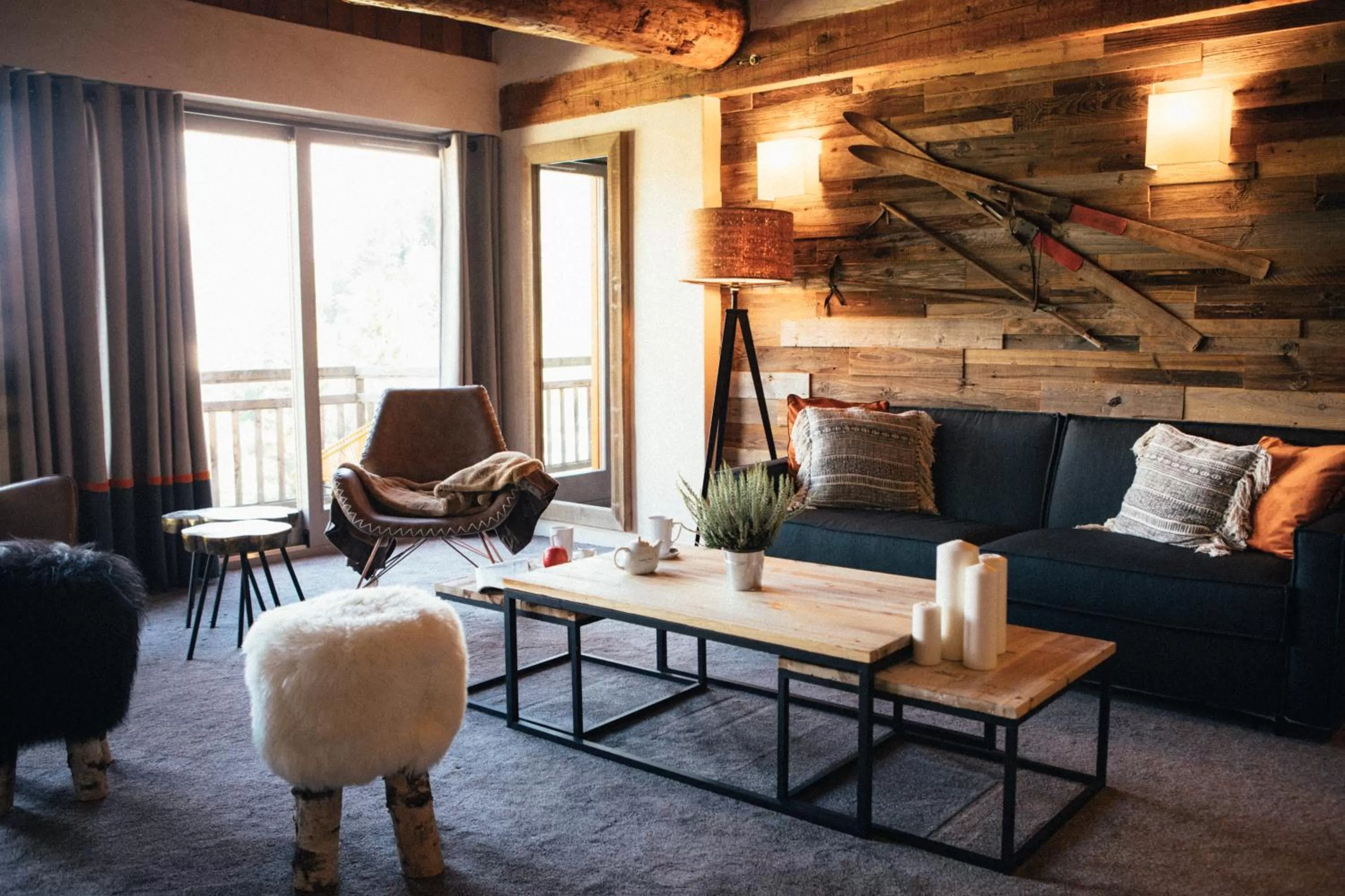 Bedroom, Seating Area in Hôtel L'Arboisie