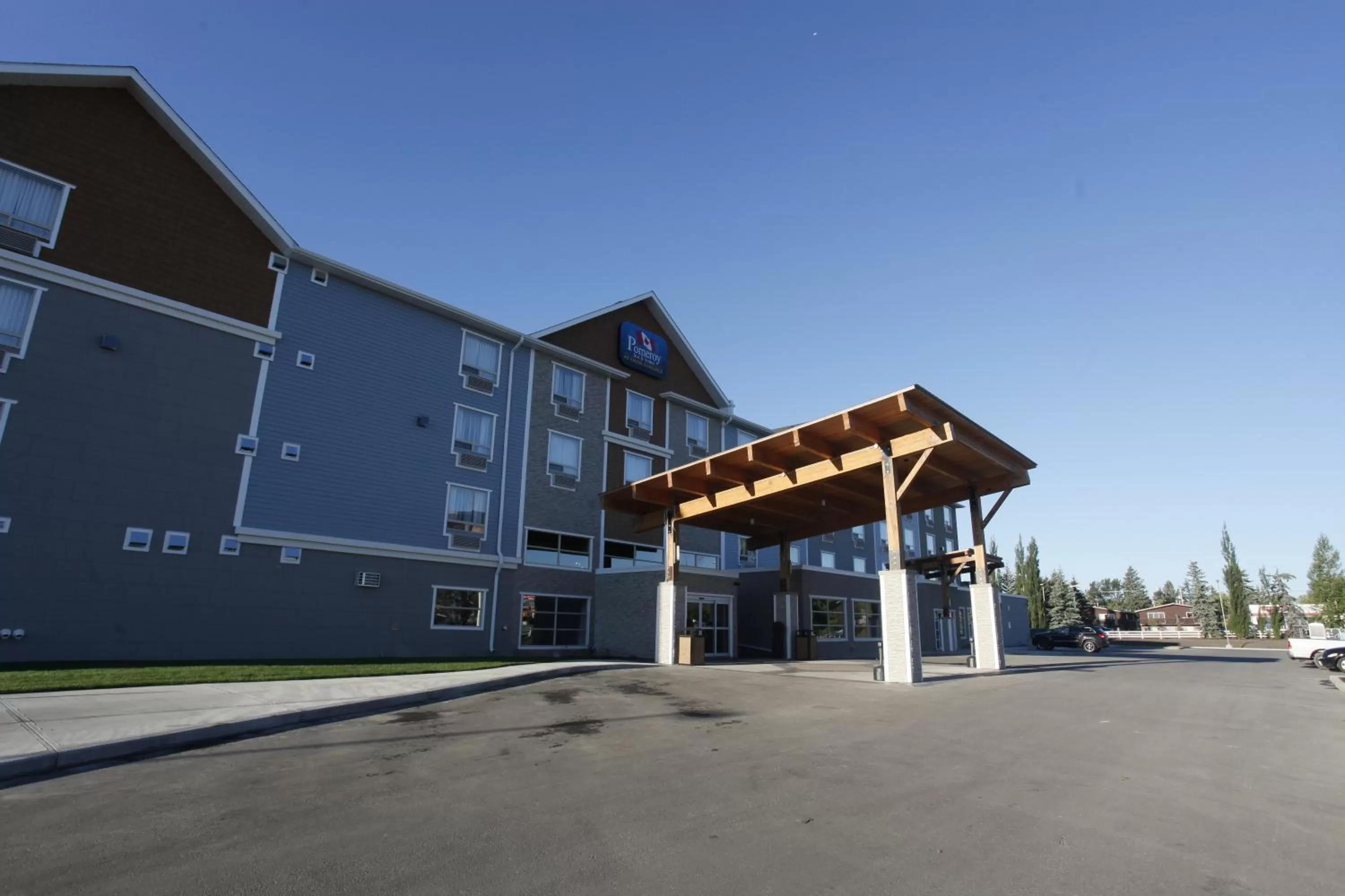 Property building in Pomeroy Inn & Suites at Olds College