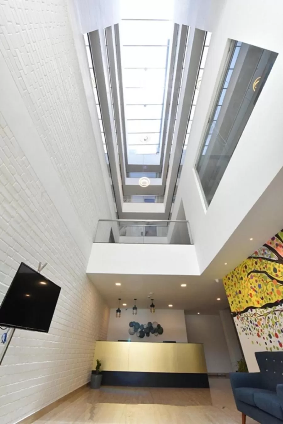 Lobby or reception, Bed in Vivid A Boutique Hotel