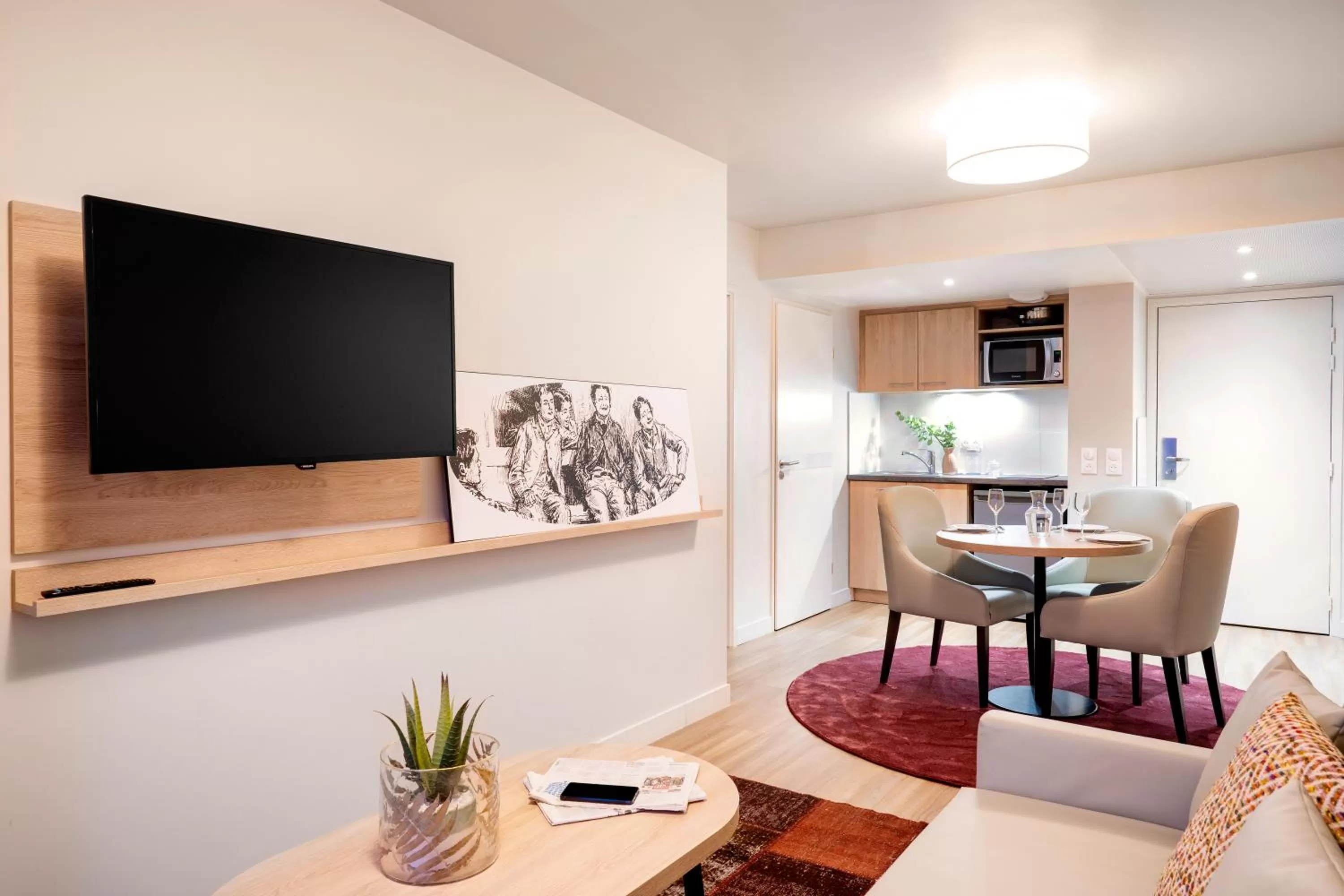 Living room in Residhome Saint Ouen