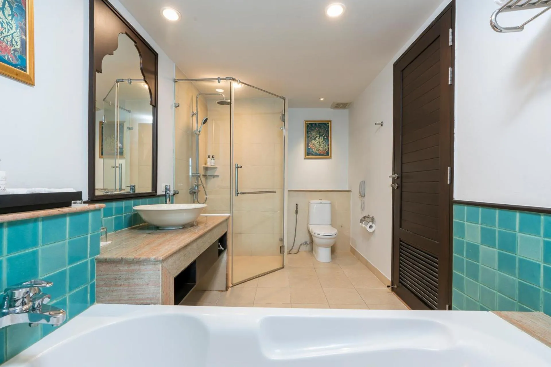 Bathroom in Ravindra Beach Resort & Spa - SHA Extra Plus