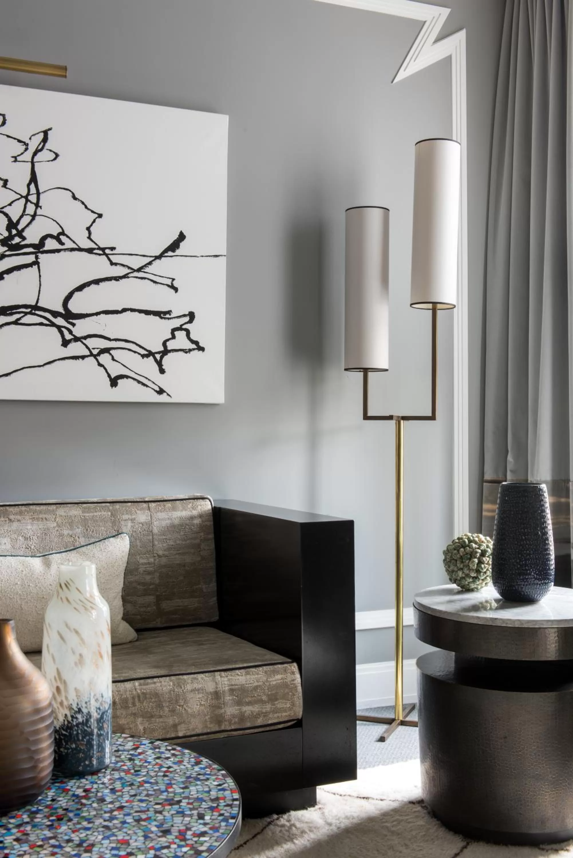 Seating area in Nolinski Paris - Evok Collection