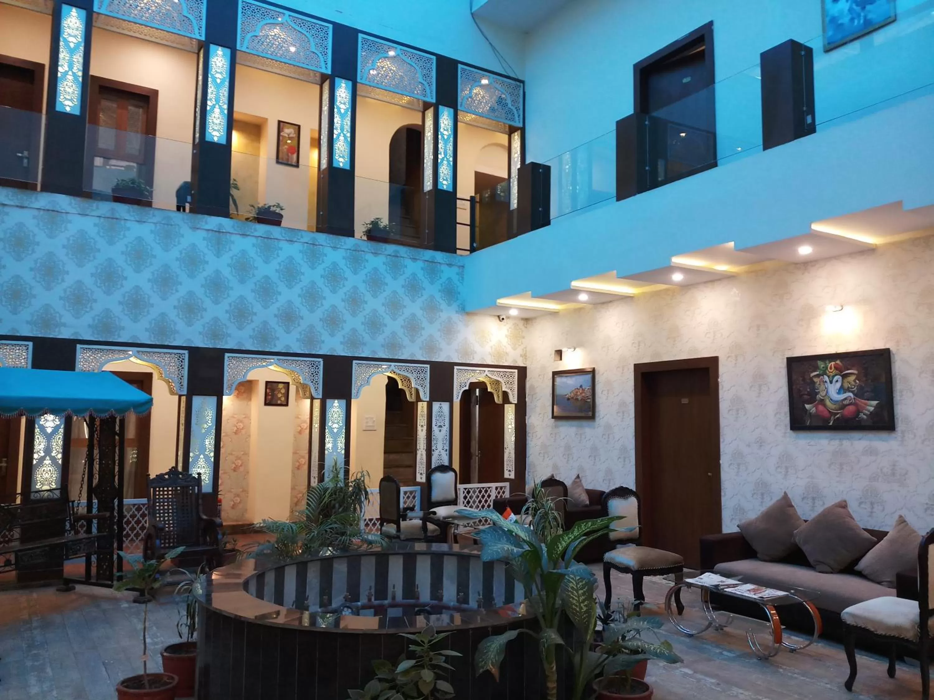 Area and facilities, Property Building in Dwivedi Hotels Sri Omkar Palace
