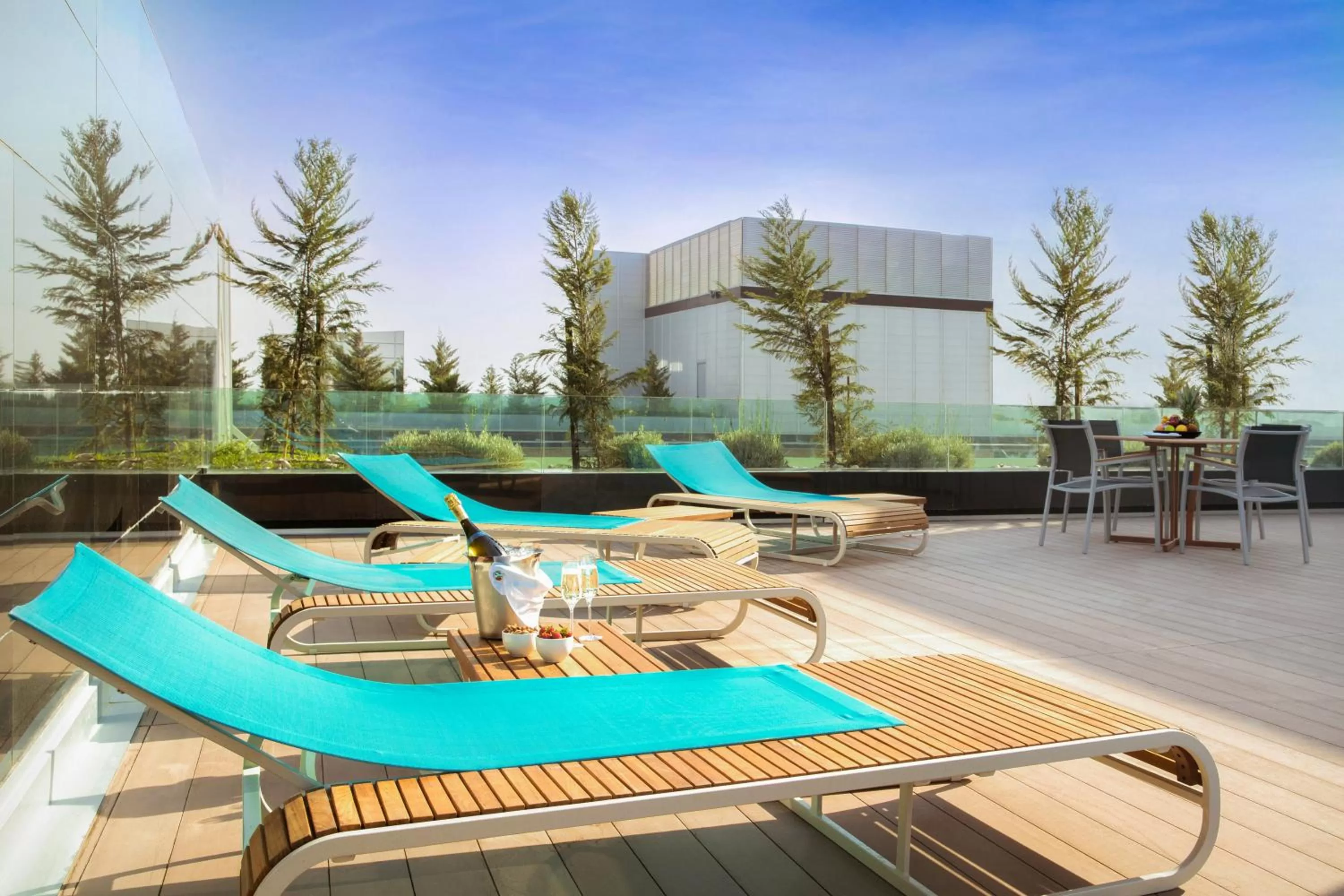 Facade/entrance in The Abdali Boulevard Hotel