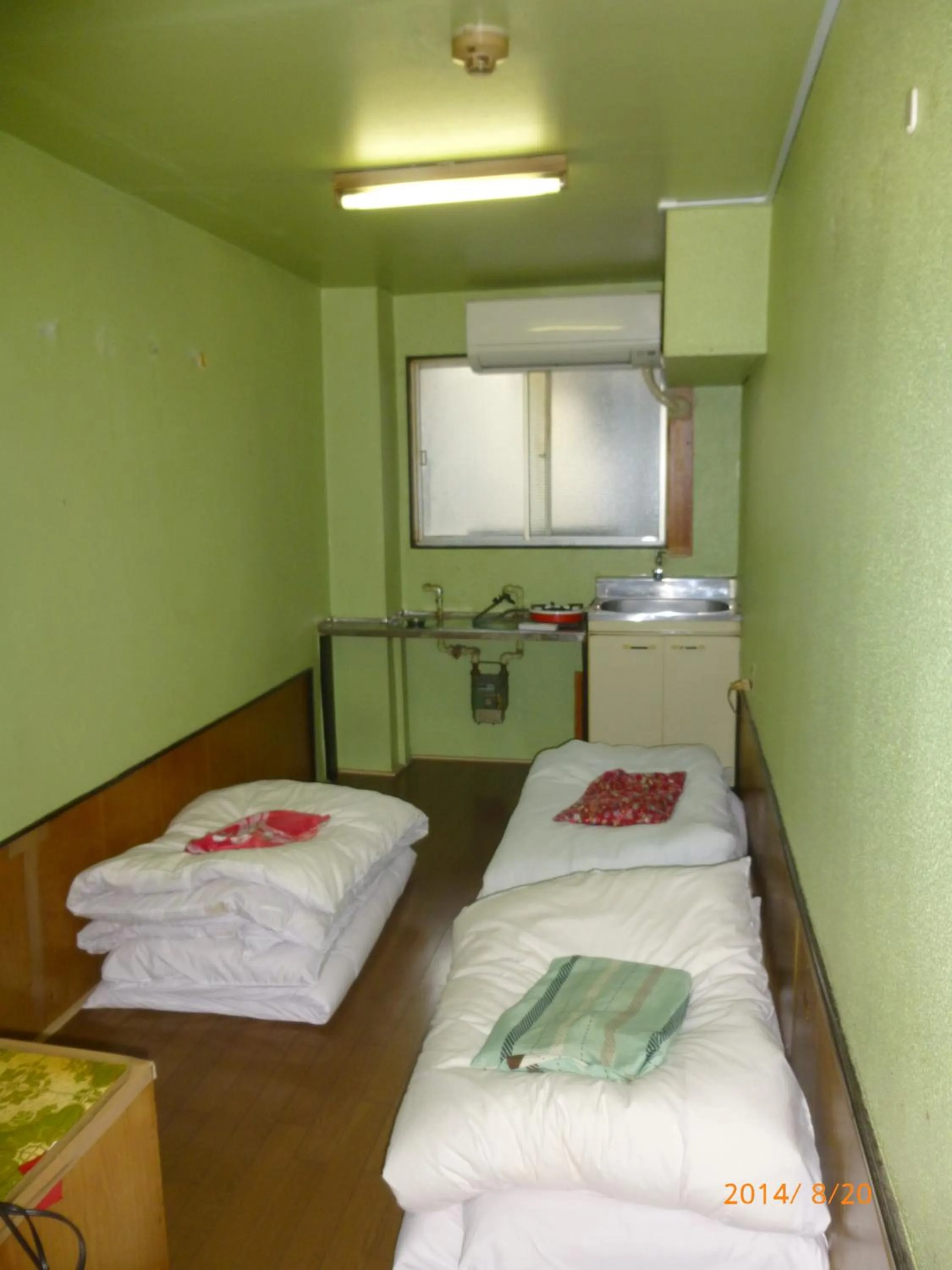 Bed in Hotel Diamond