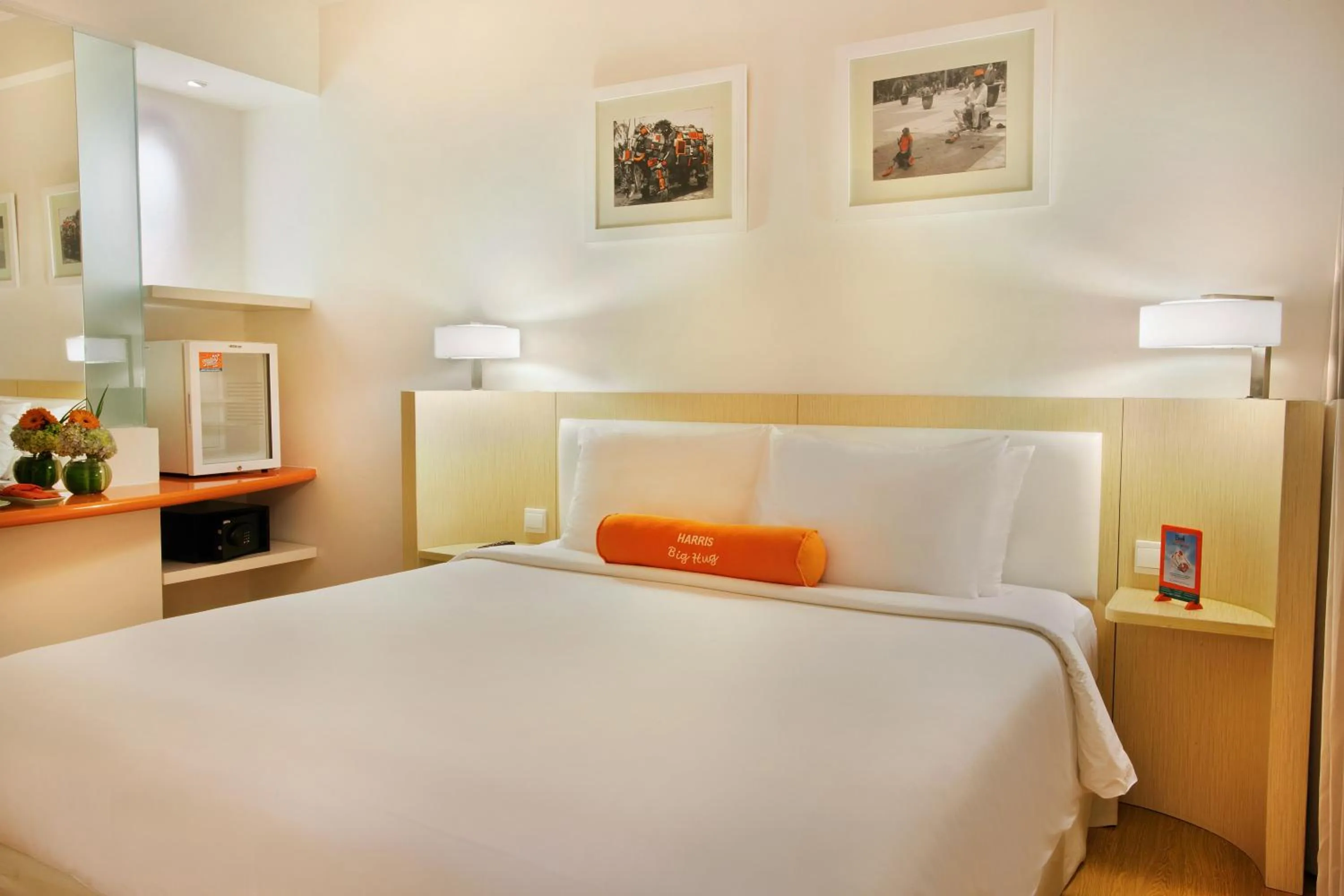 Bed in HARRIS Hotel & Conventions Malang