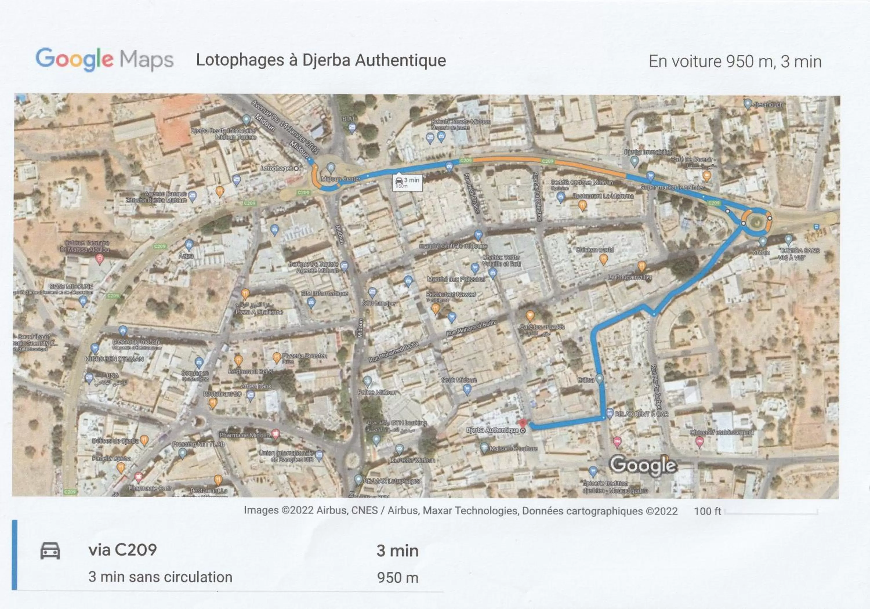 City view in Hôtel Djerba Authentique - Au centre de Midoun