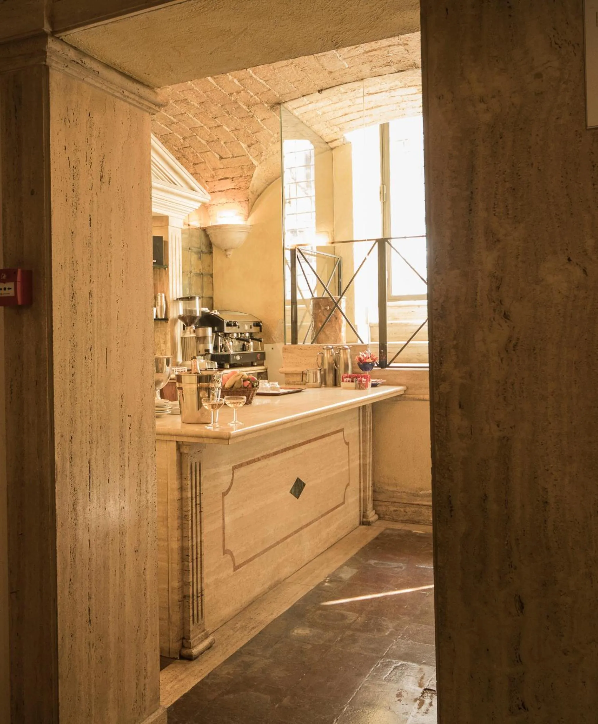 Restaurant/places to eat in Hotel Donatello