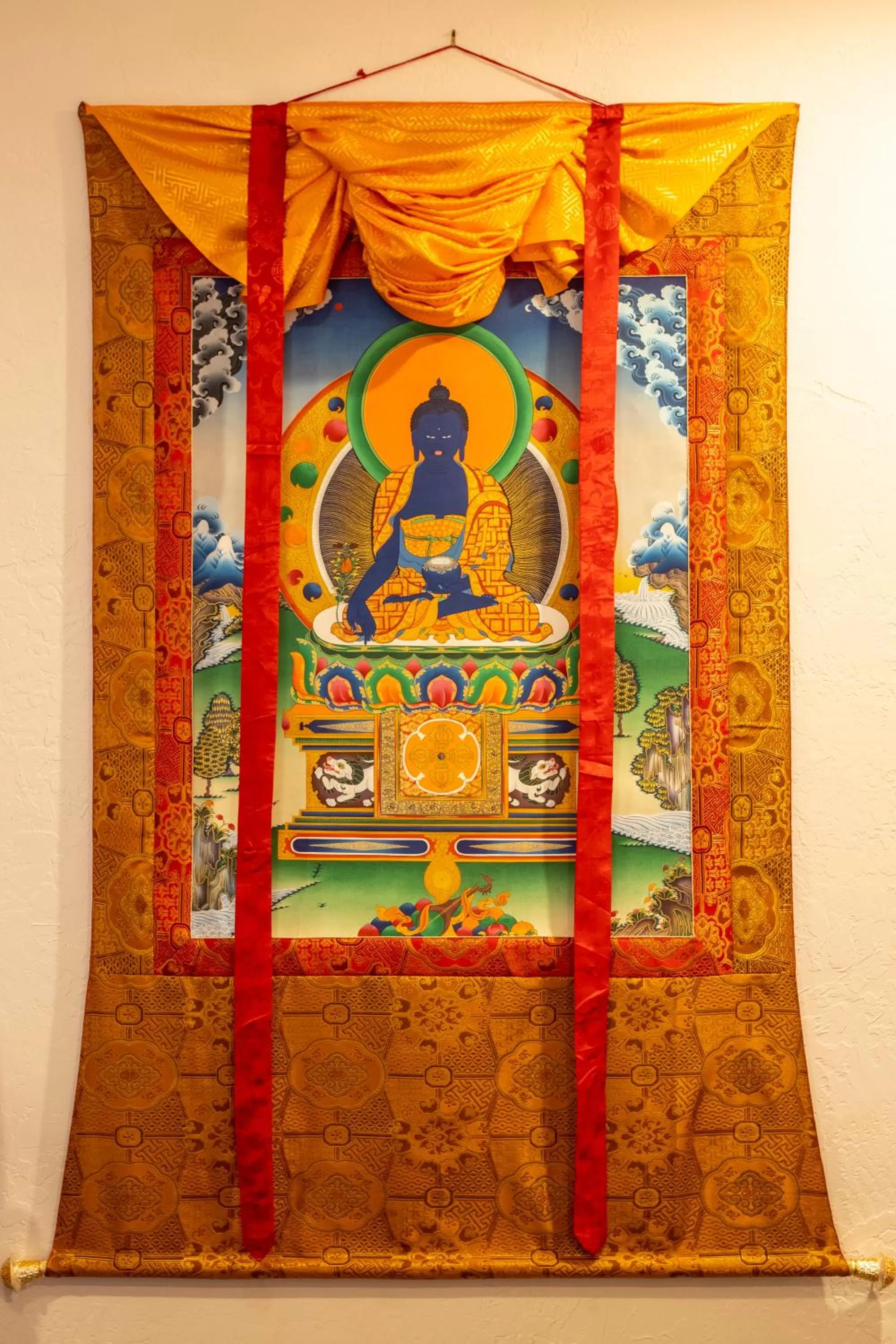 Decorative detail in Quiet Mind Mountain Lodge, Retreat & Spa