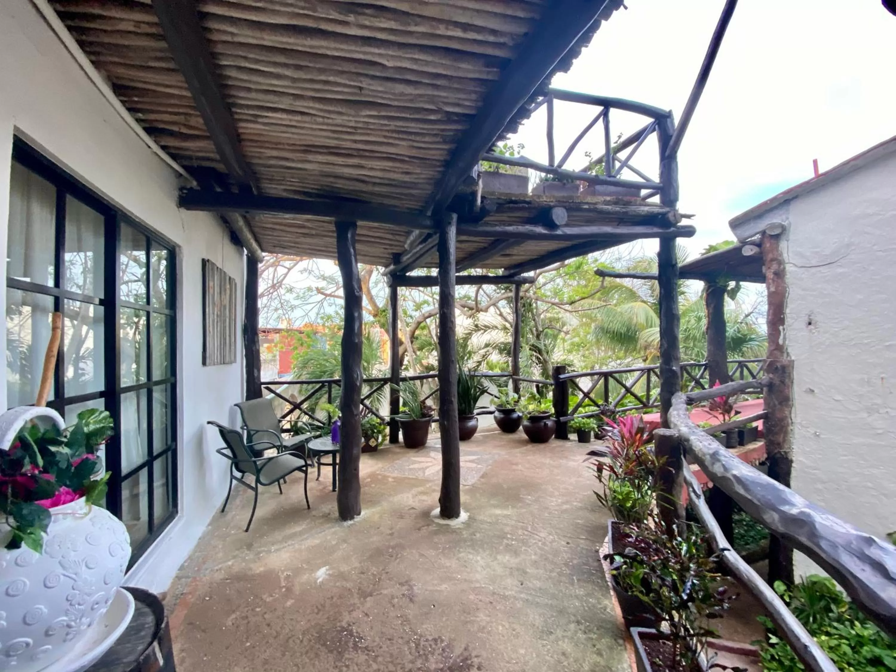 Patio in Casa CARIBE Cancun