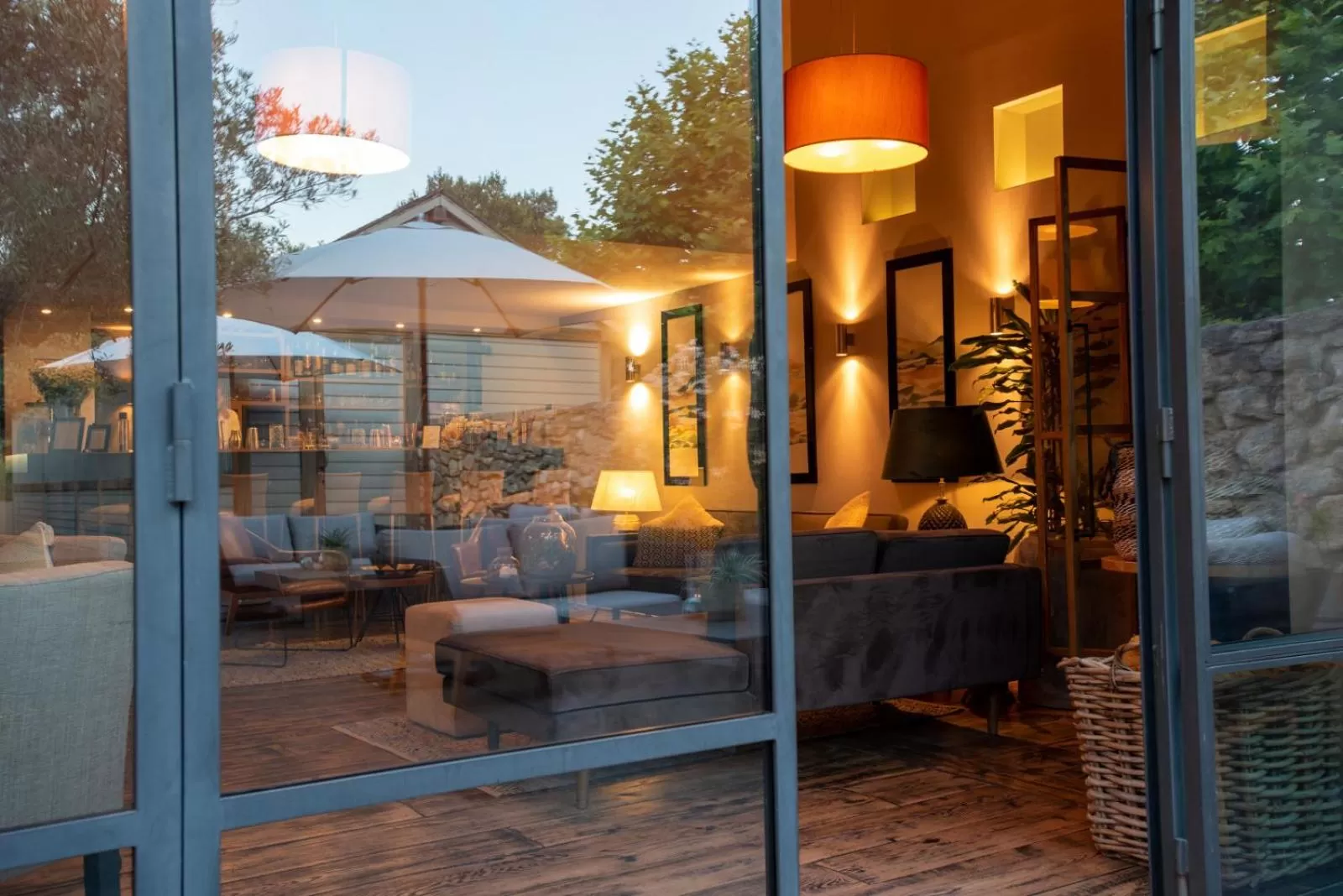 Seating area in Domaine la Pierre Blanche