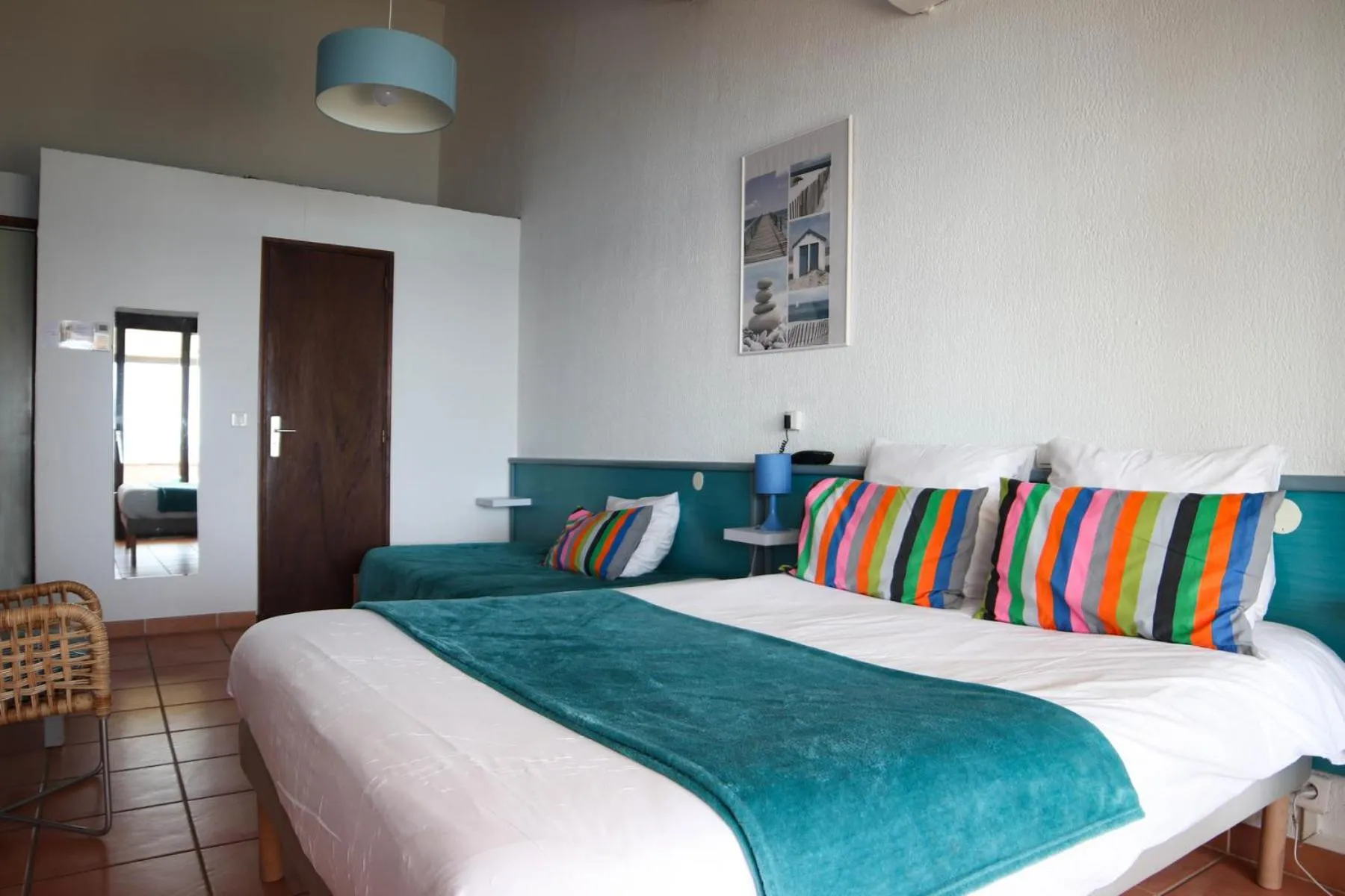 Bed in Hotel Chanteplage