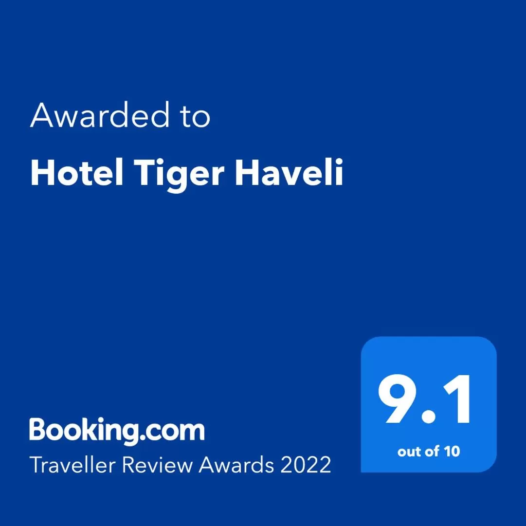 Logo/Certificate/Sign/Award in Hotel Tiger Haveli