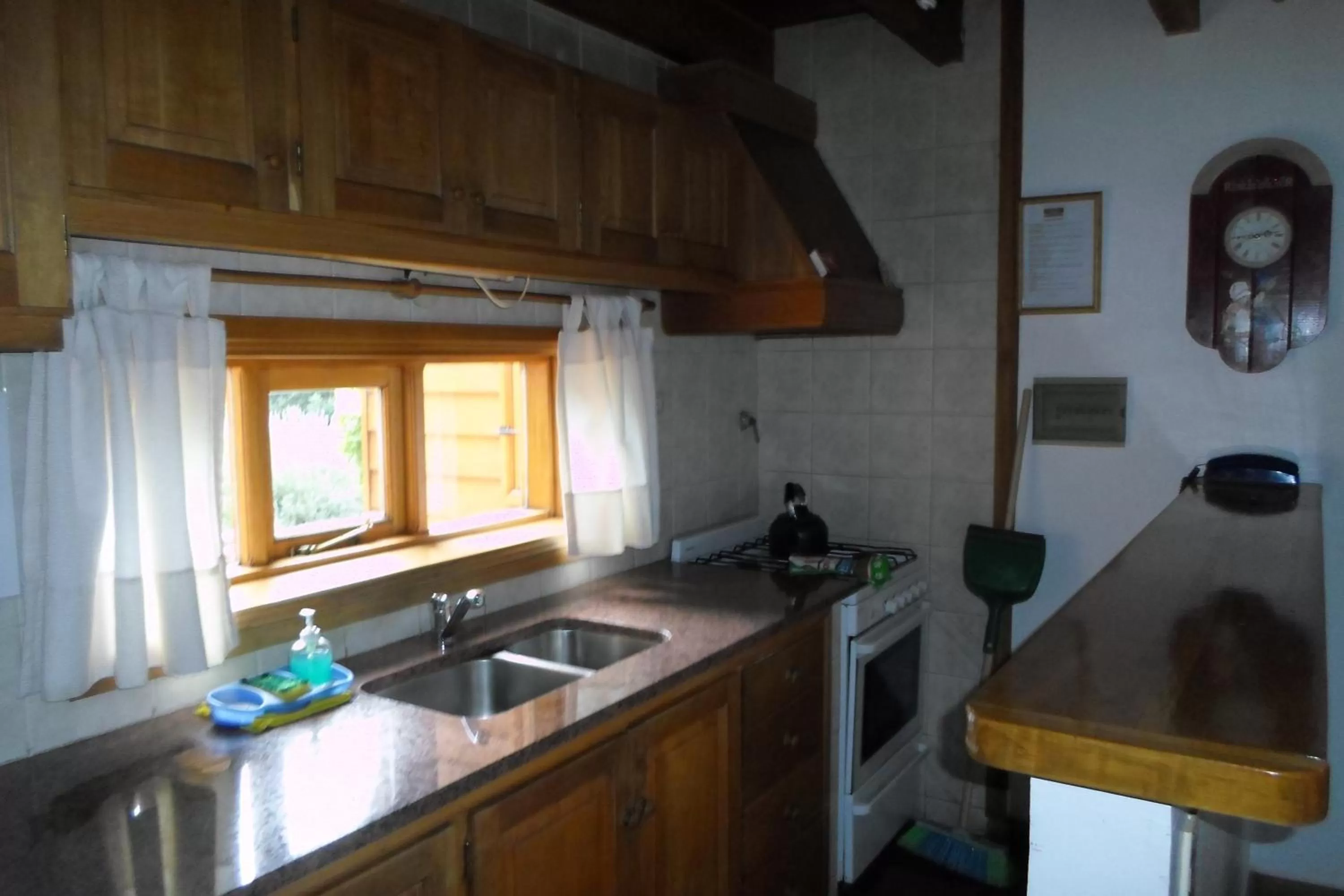 Kitchen or kitchenette in Apart Hotel Robles del Sur