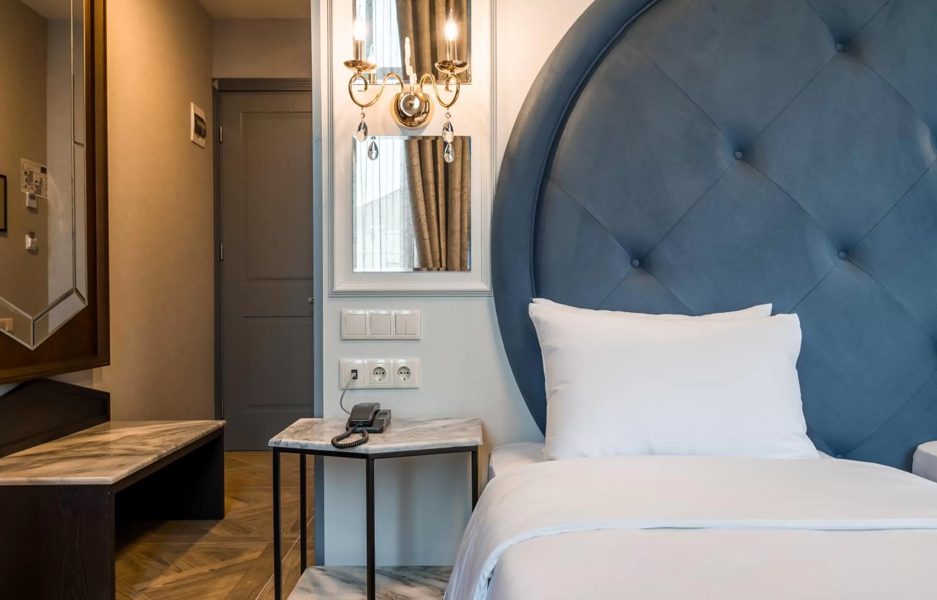 Bed in Orbeliani Residence Hotel