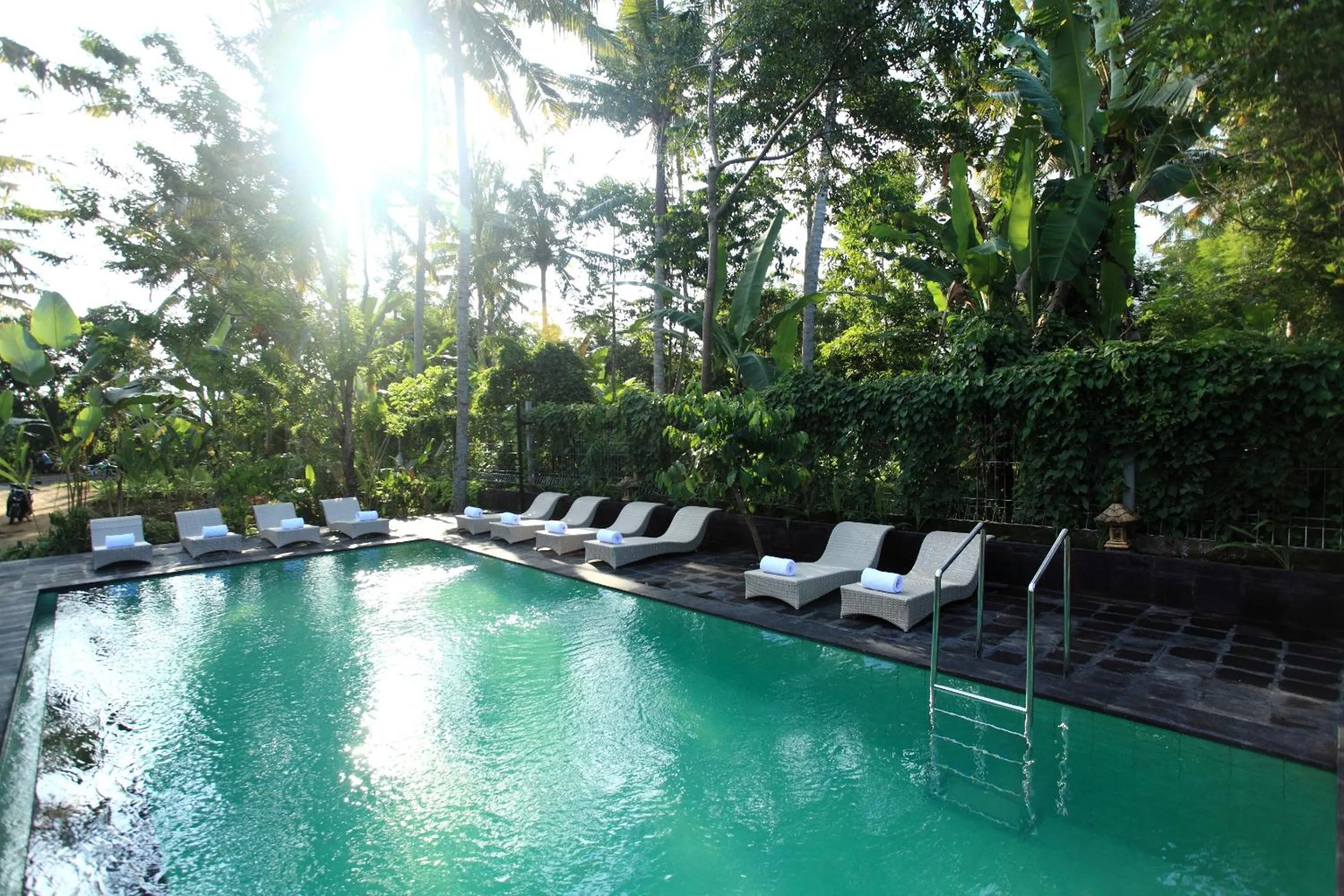 Swimming pool in Ubad Retreat