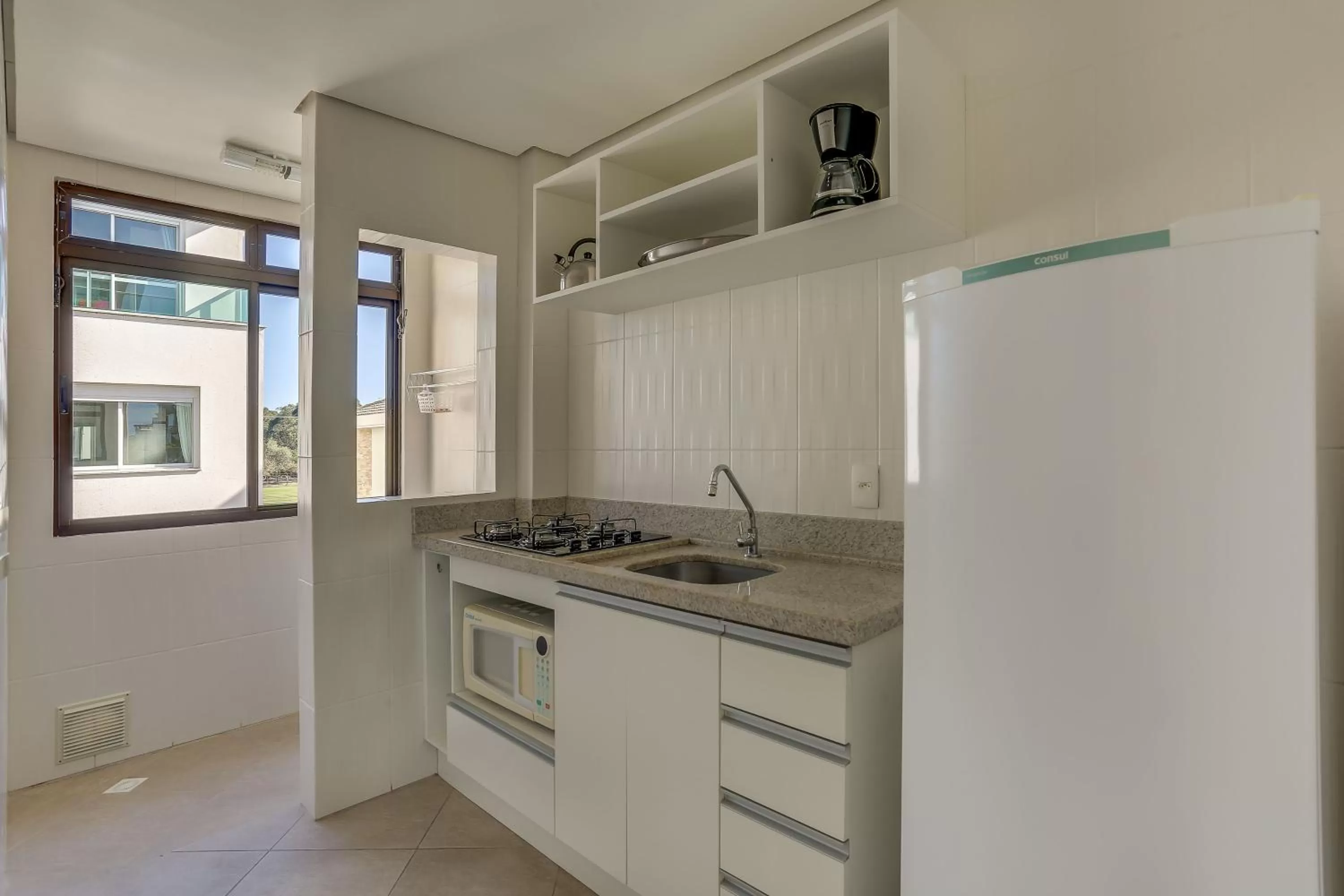 Kitchen or kitchenette in Pousada Atlantique
