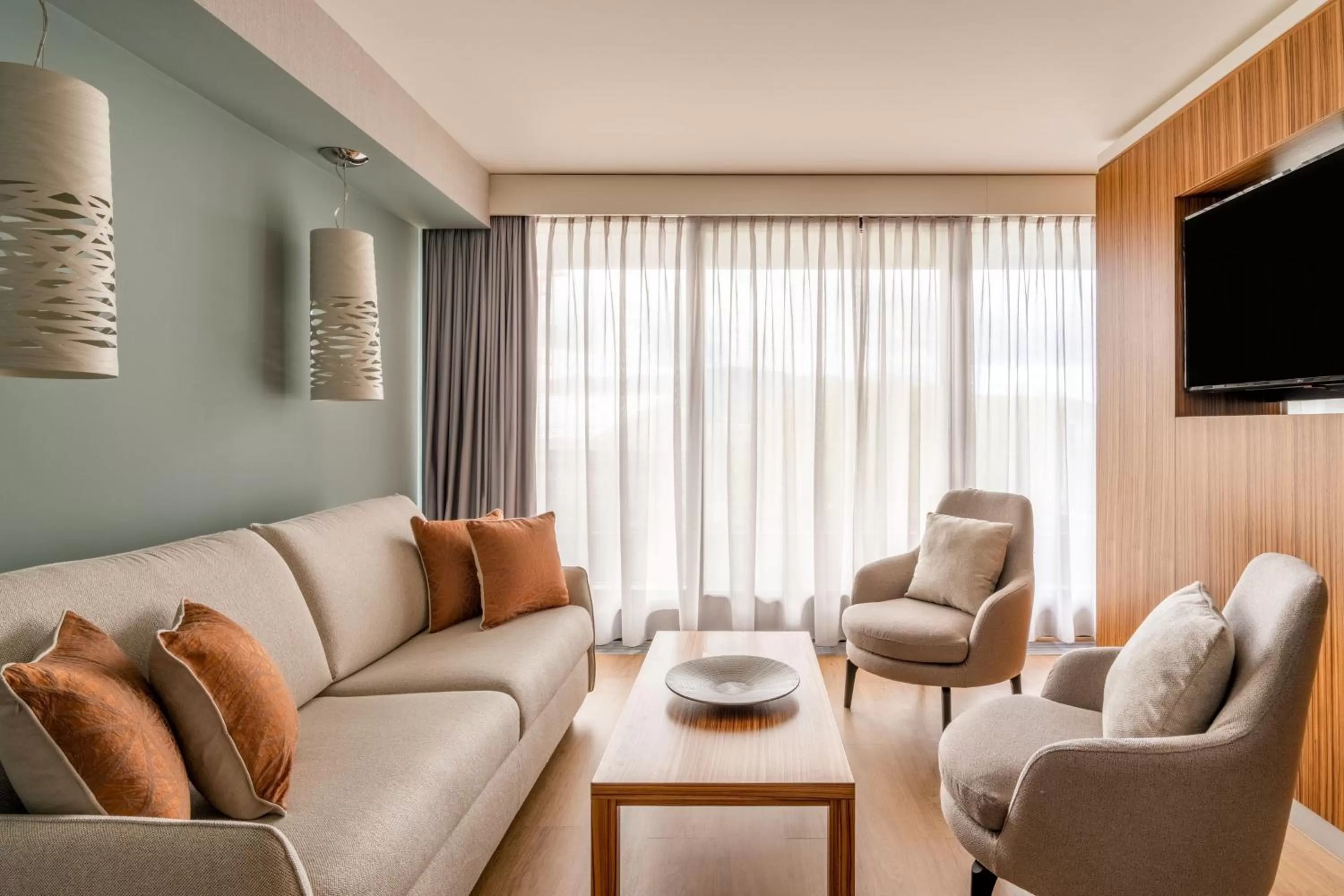 Living room in Zurich Marriott Hotel