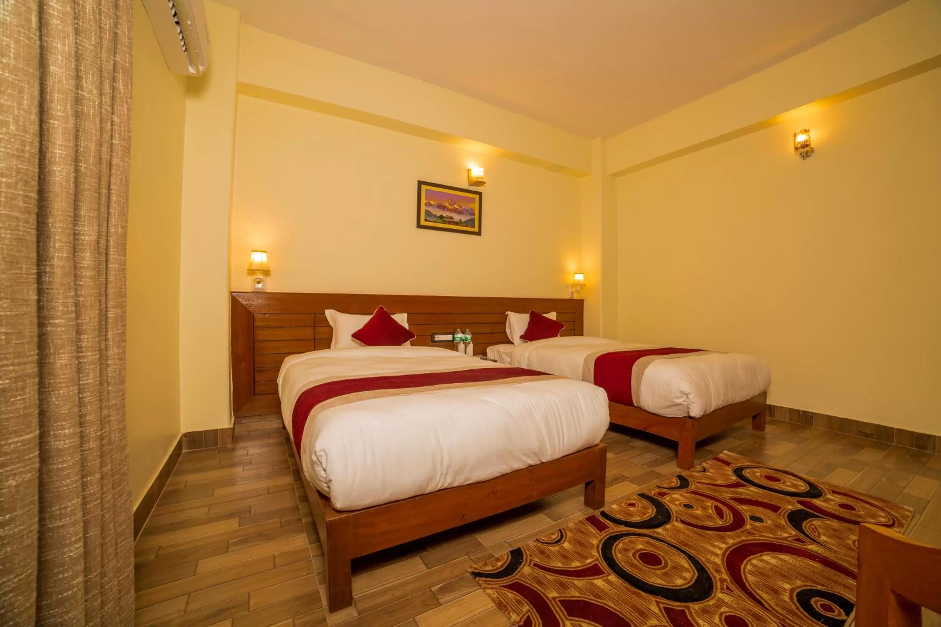 Bed in Hotel Elegant