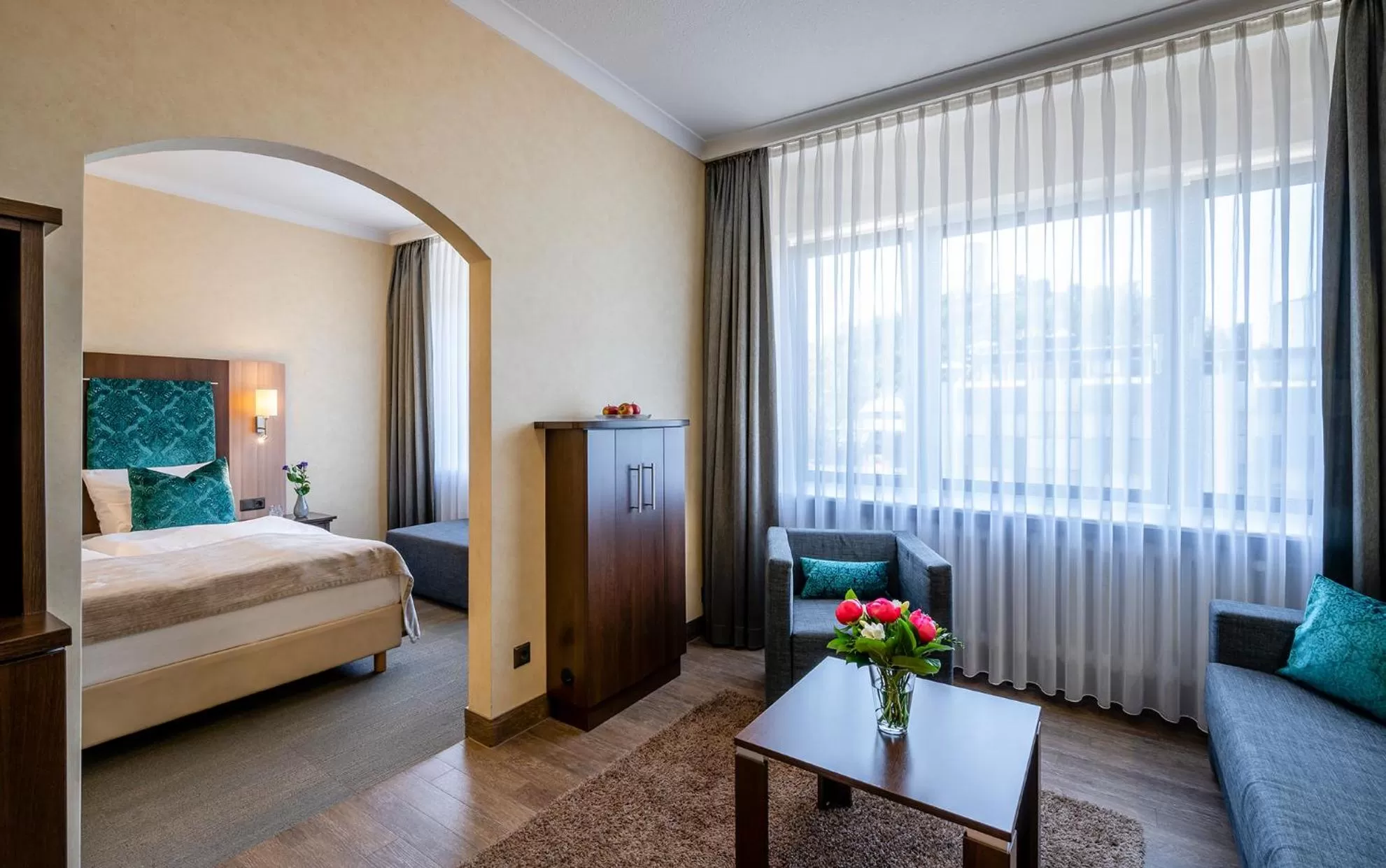 Photo of the whole room, Bed in Insel Hotel Bonn - Superior