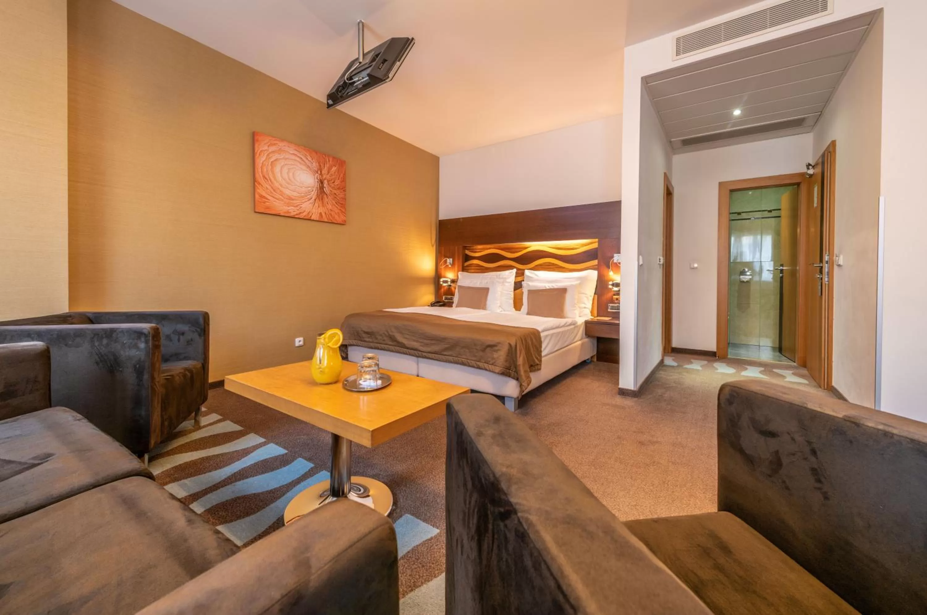 Photo of the whole room, Bed in Danubia Gate Hotel